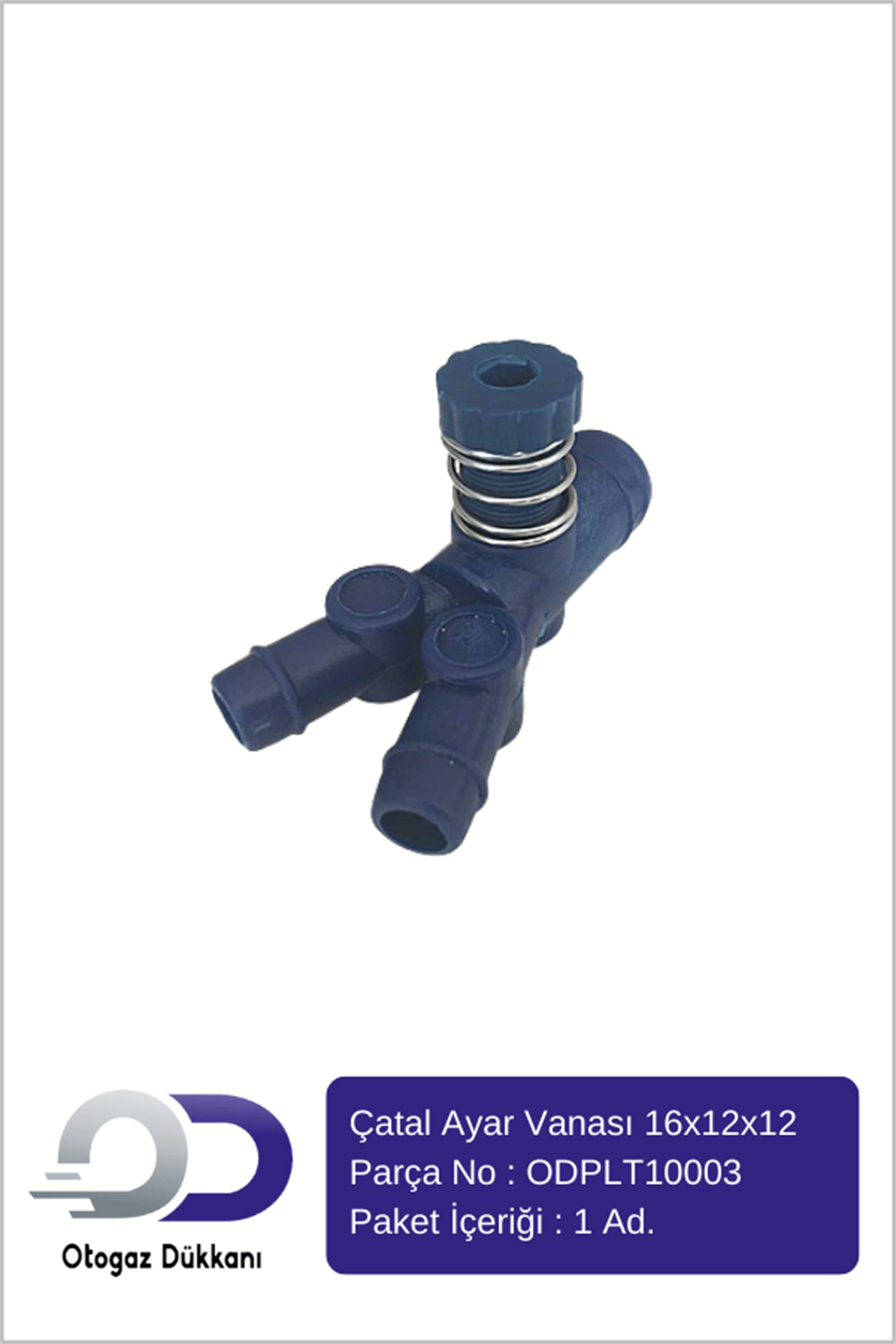 Çatal Ayar Vanası 16 x 12 x 12