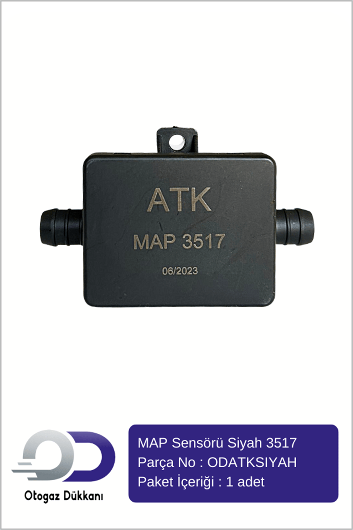 MAP Sensörü 3517  Atiker Uyumlu Siyah 