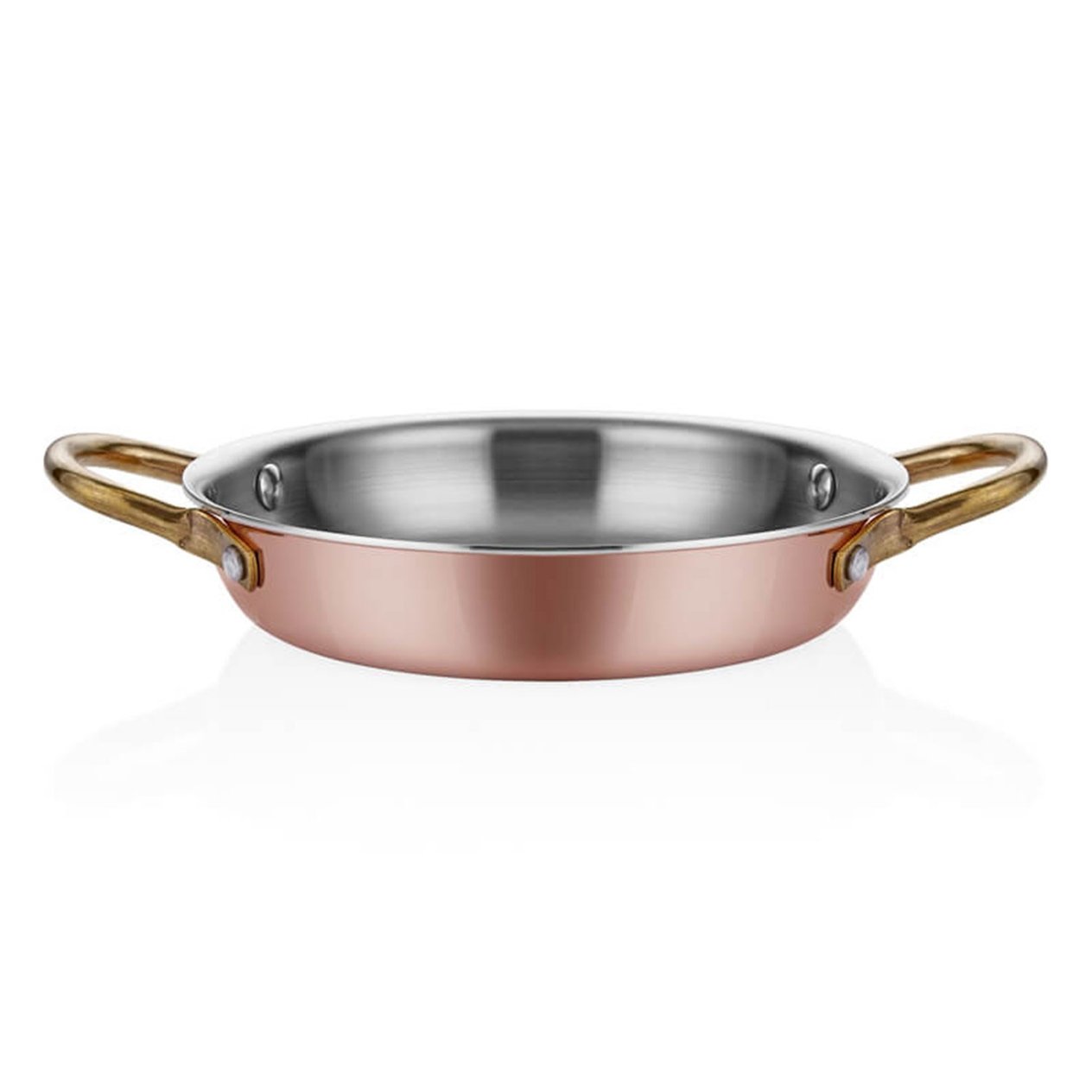 Altınbaşak Bakır Yumurta Sahanı+ Nihale, Multi Metal, 12 Cm