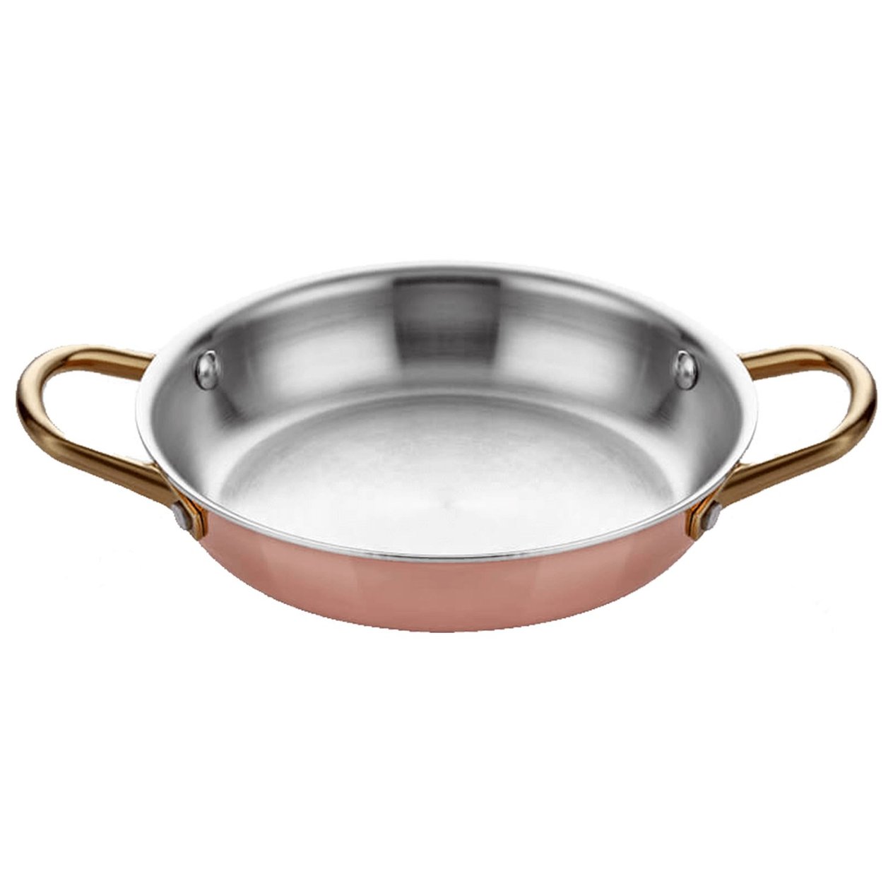 Altınbaşak Bakır Yumurta Sahanı+ Nihale, Multi Metal, 12 Cm