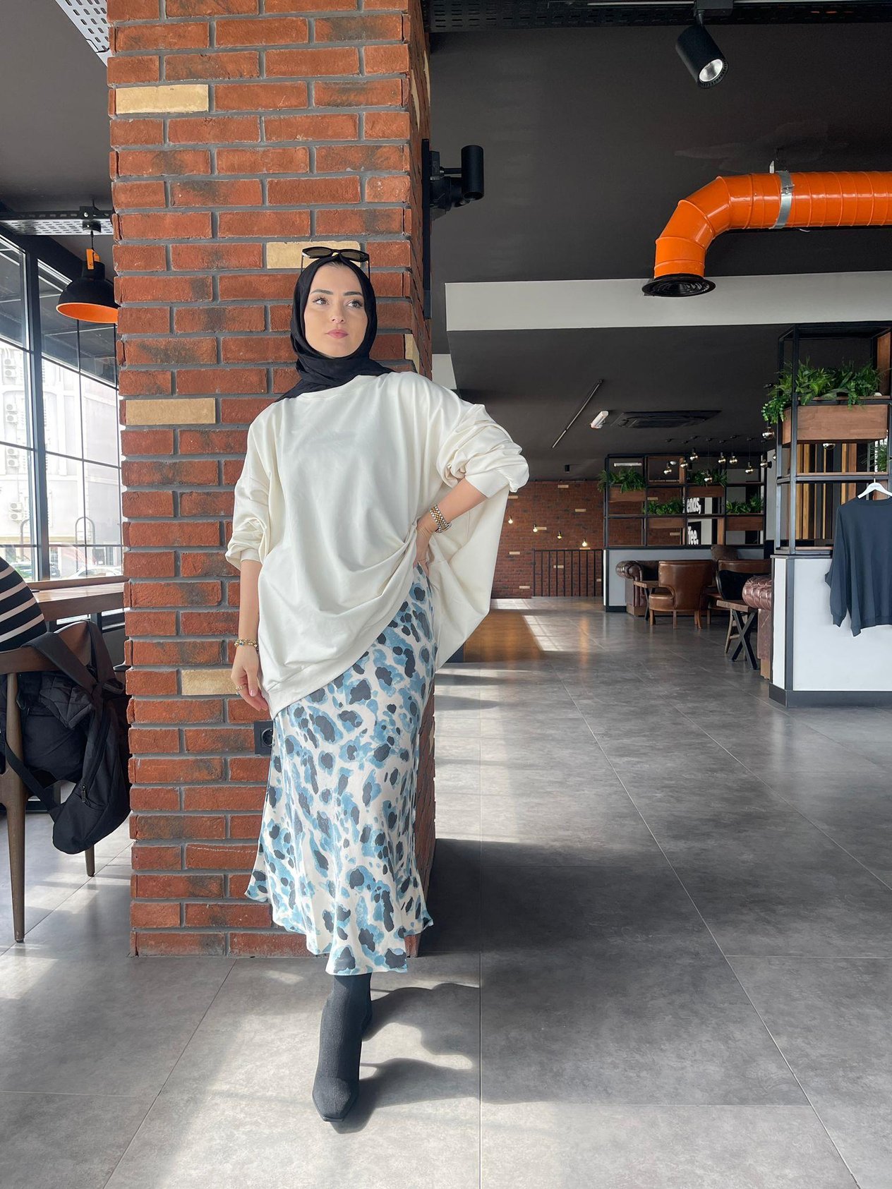 SweatshirtİKİ İPLİK OVERSİZE SWEAT