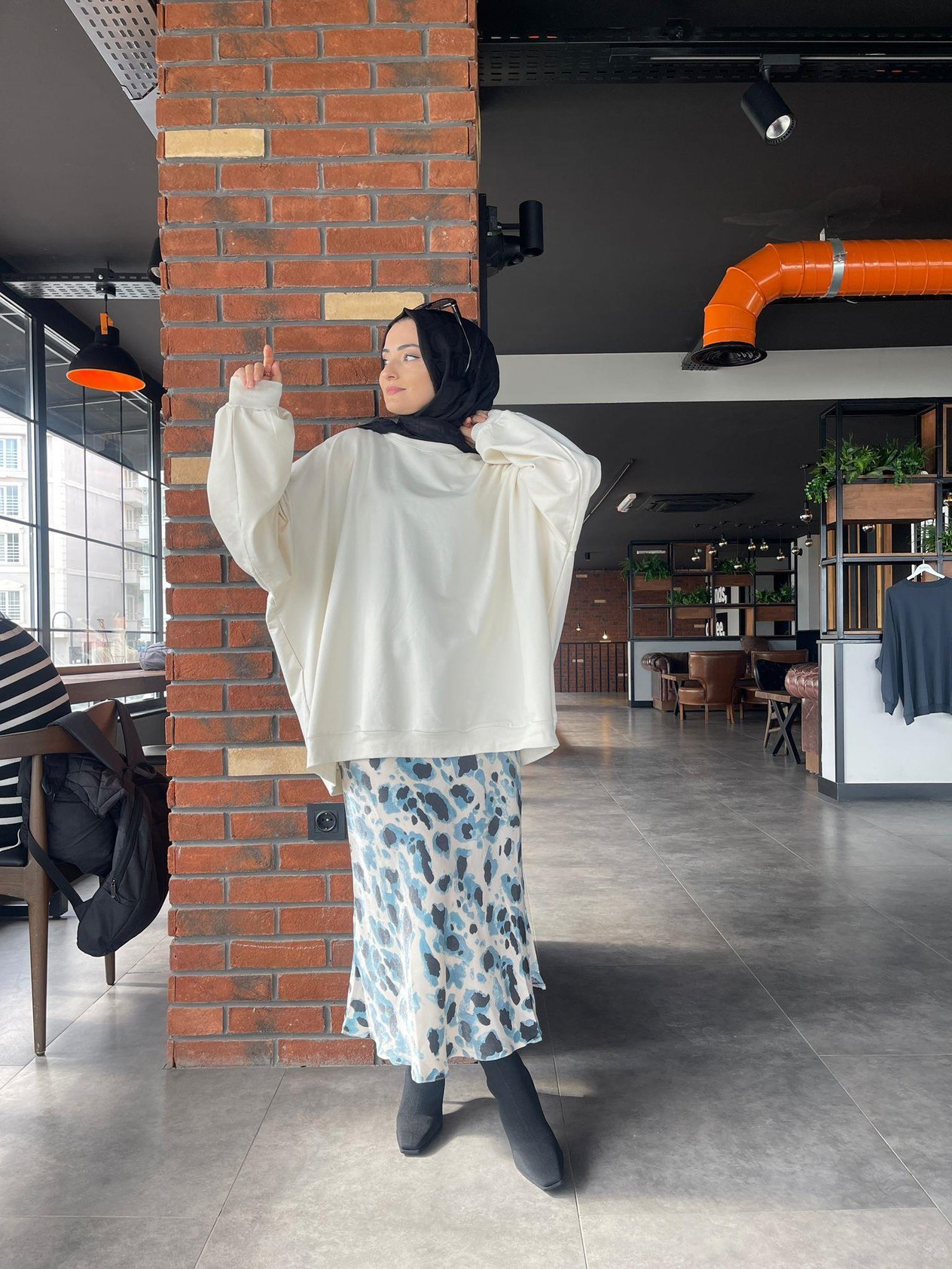 SweatshirtİKİ İPLİK OVERSİZE SWEAT