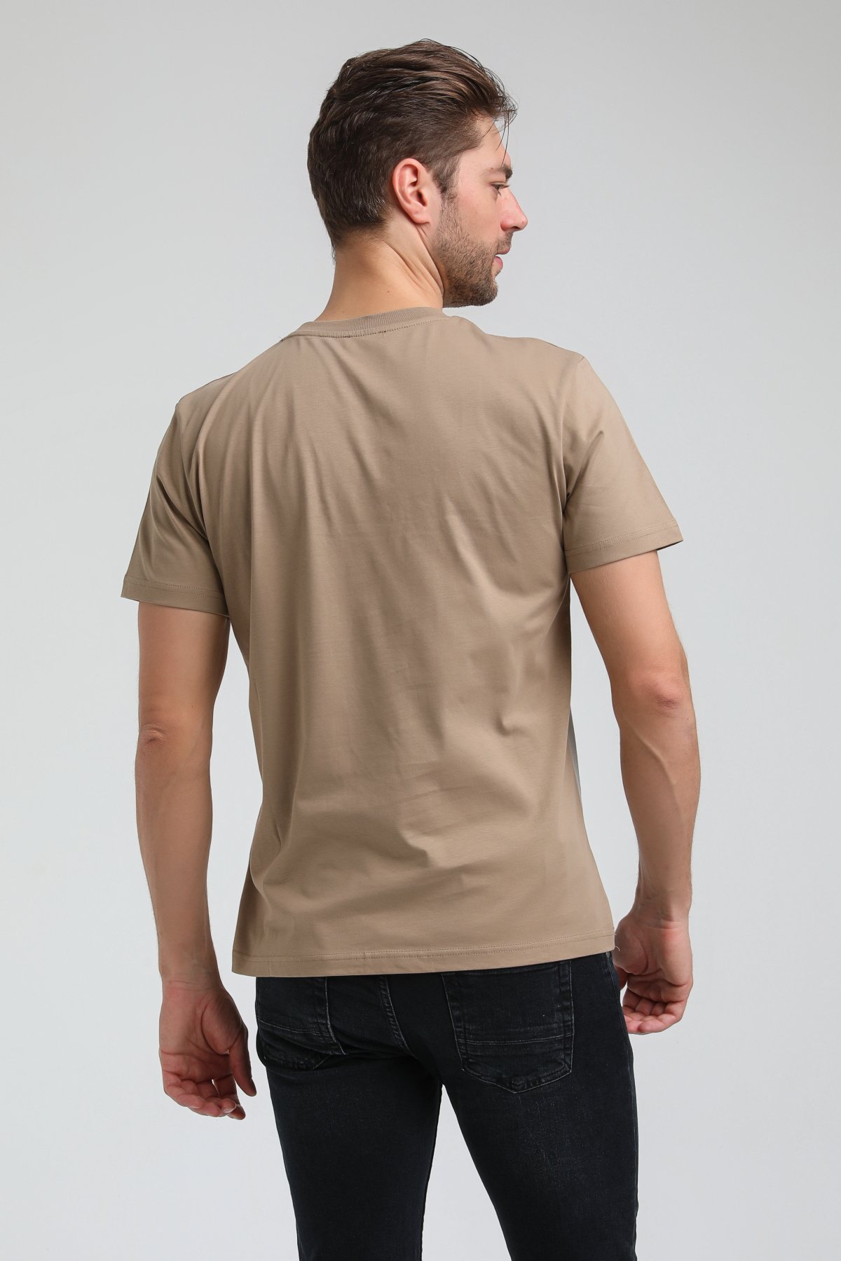 New World Polo Bisiklet Yaka Vizon Slim Fit Tişört 23SSM20316