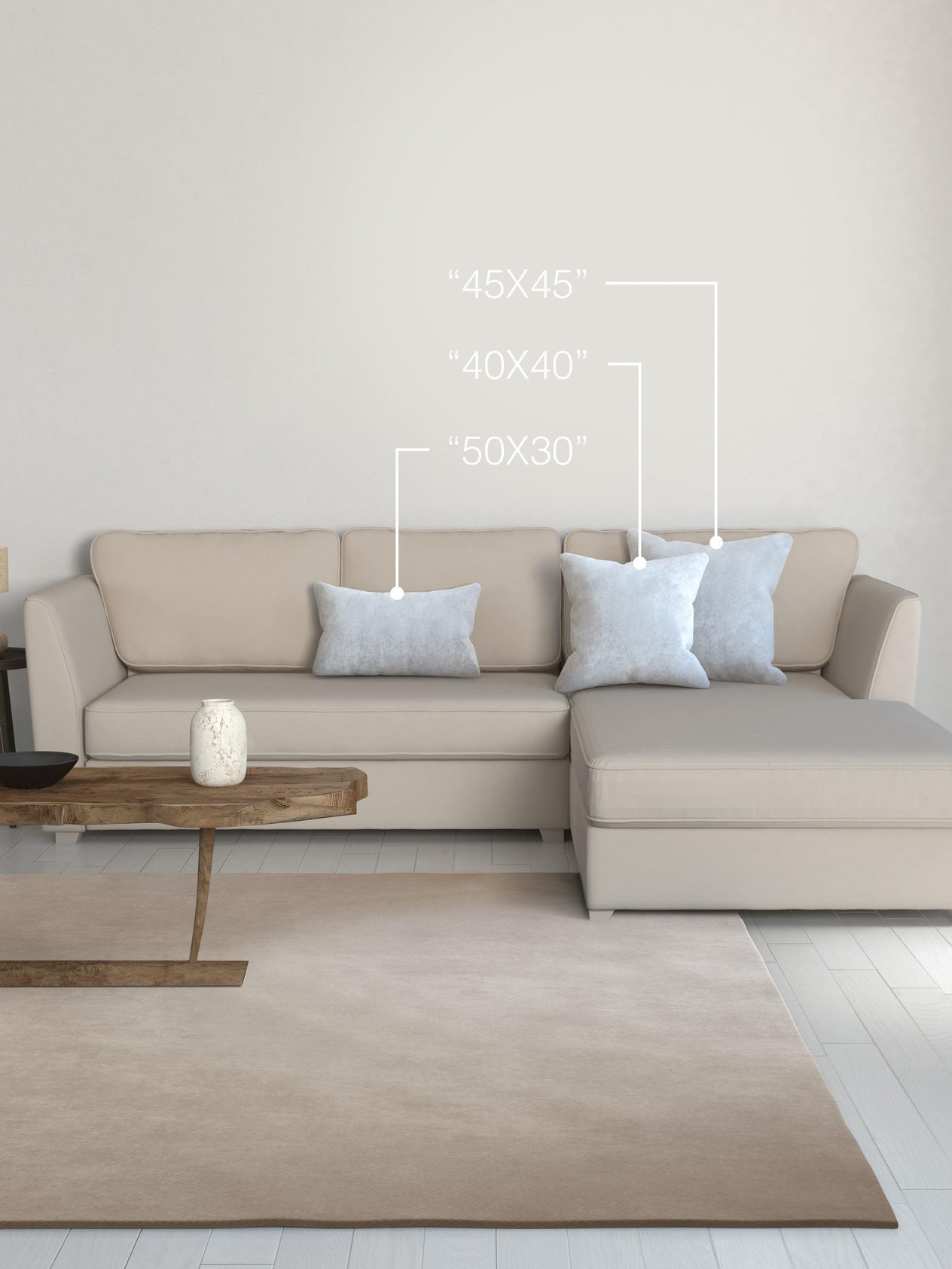 Home Daily Series Beyaz Renk Kırlent Yastık Kılıfı