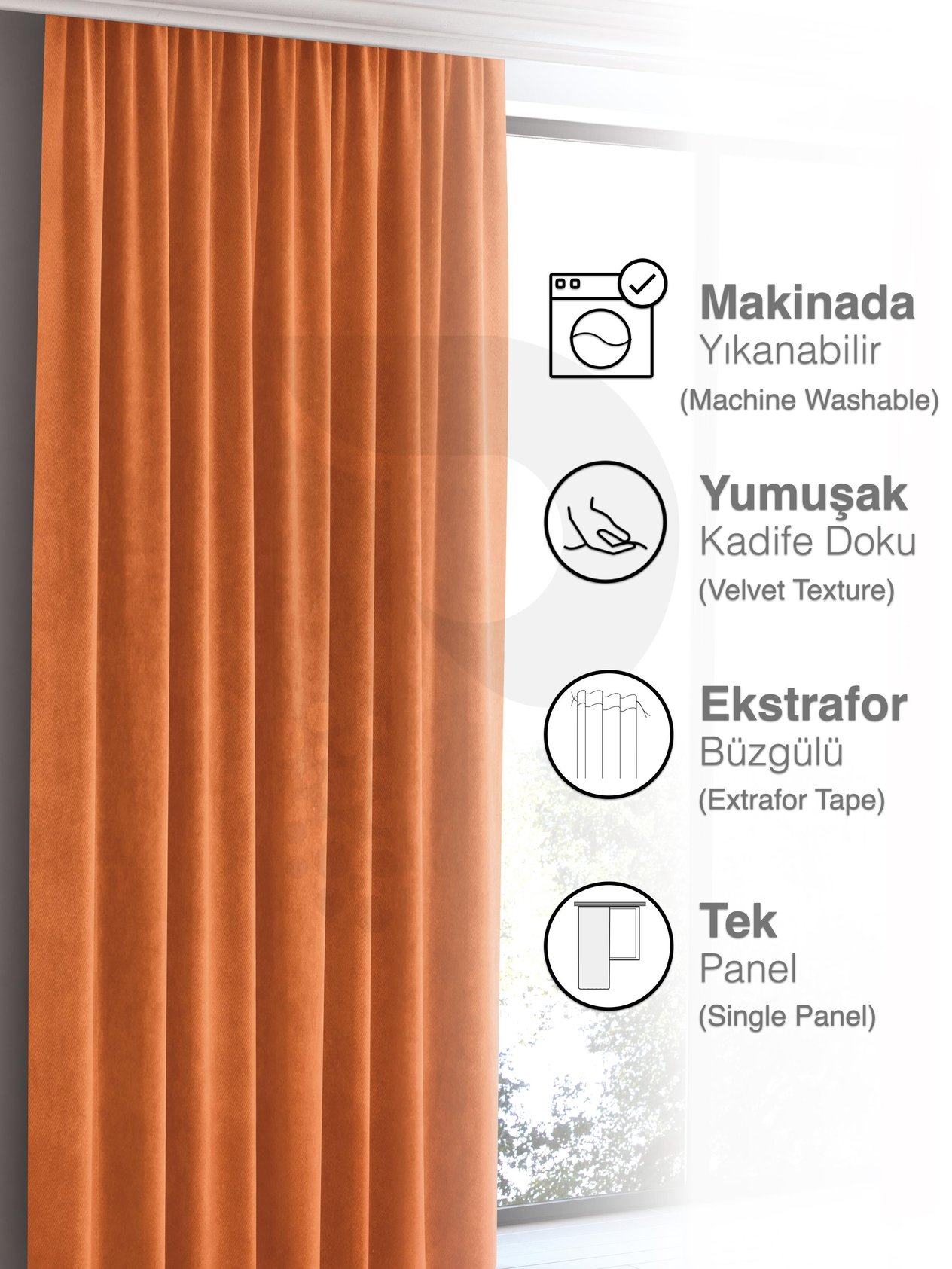 Home Daily Series Mandalina Rengi Ada Fon Perde