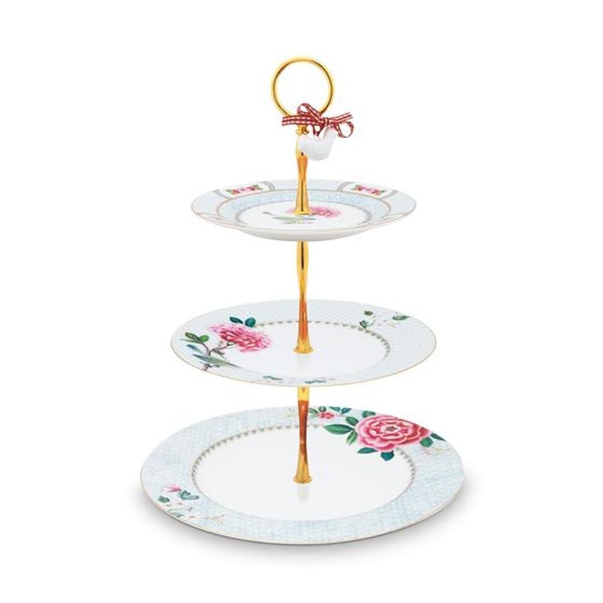 Design of LuxuryPİP STUDİO51018076Blushing Birds 3'lü Beyaz Kek Standı | designofluxury.com.tr Blushing Birds 3'lü Beyaz Kek Standı
