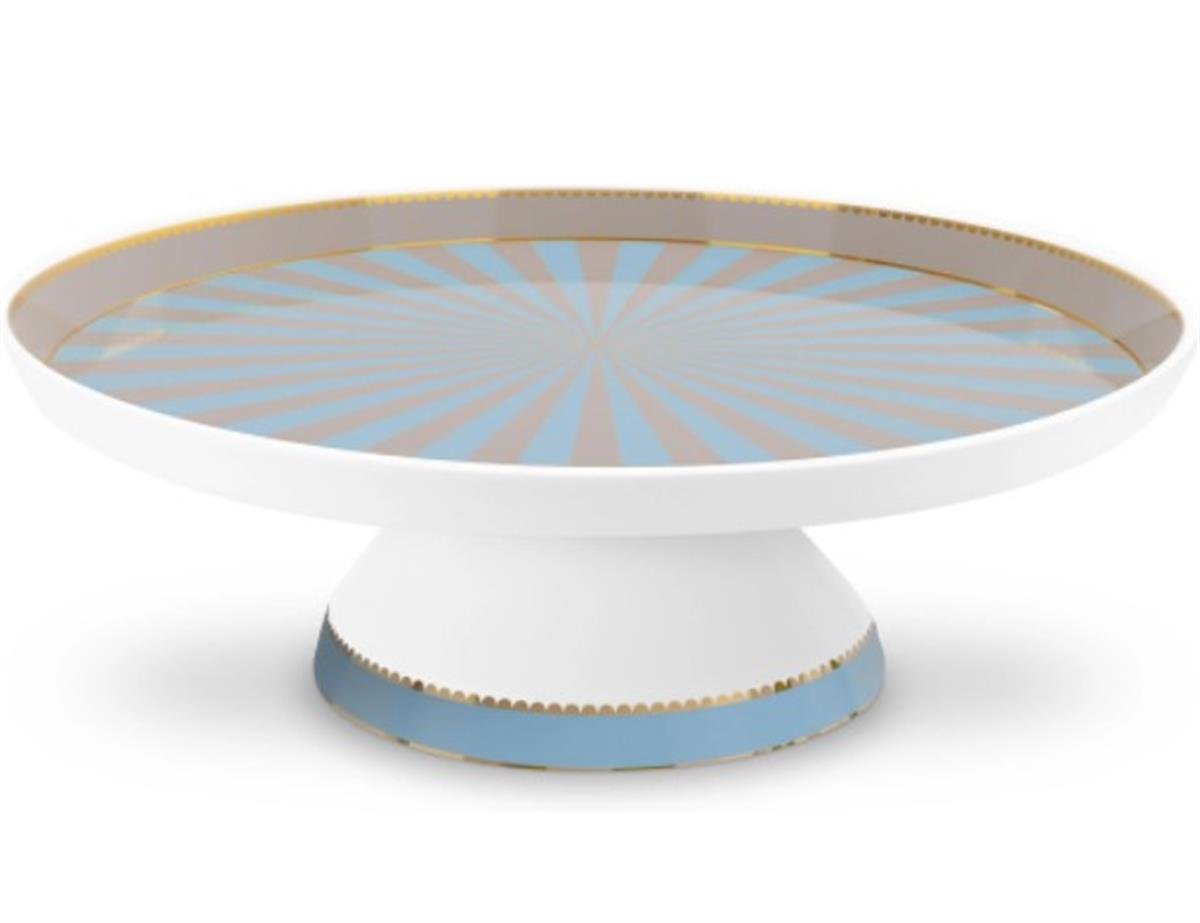 Design of LuxuryPİP STUDİO51018115Love Bird Mavi Haki Mini Kek Standı 24 cm | designofluxury.com.tr Love Bird Mavi Haki Mini Kek Standı 24 cm