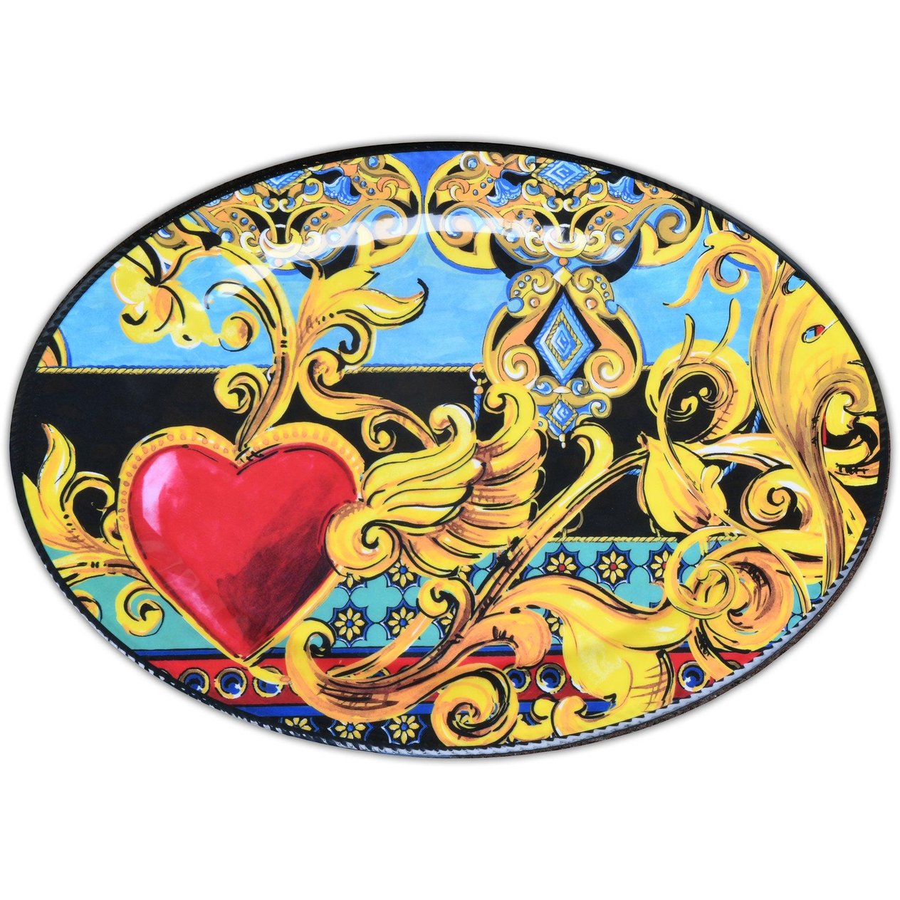 Design of LuxuryBACI MİLANOMSER1.GIO01SİYAH GIO OVAL SERVİS TABAĞI 50*35 CM | designofluxury.com.tr SİYAH GIO OVAL SERVİS TABAĞI 50*35 CM