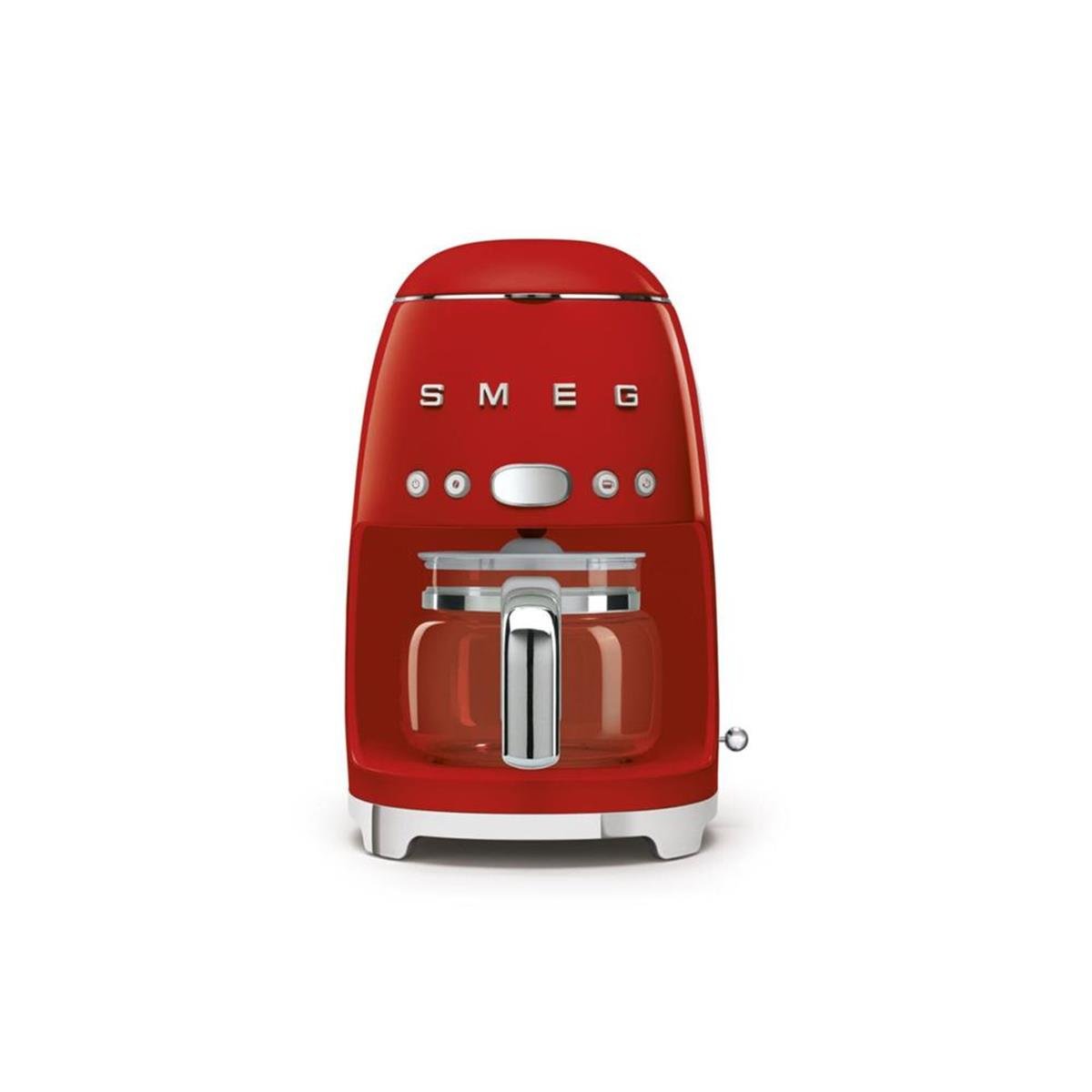 SMEGDCF02RDEUSMEG Standart Filtre Kahve Makinası Kırmızı | designofluxury.com.tr SMEG Standart Filtre Kahve Makinası Kırmızı
