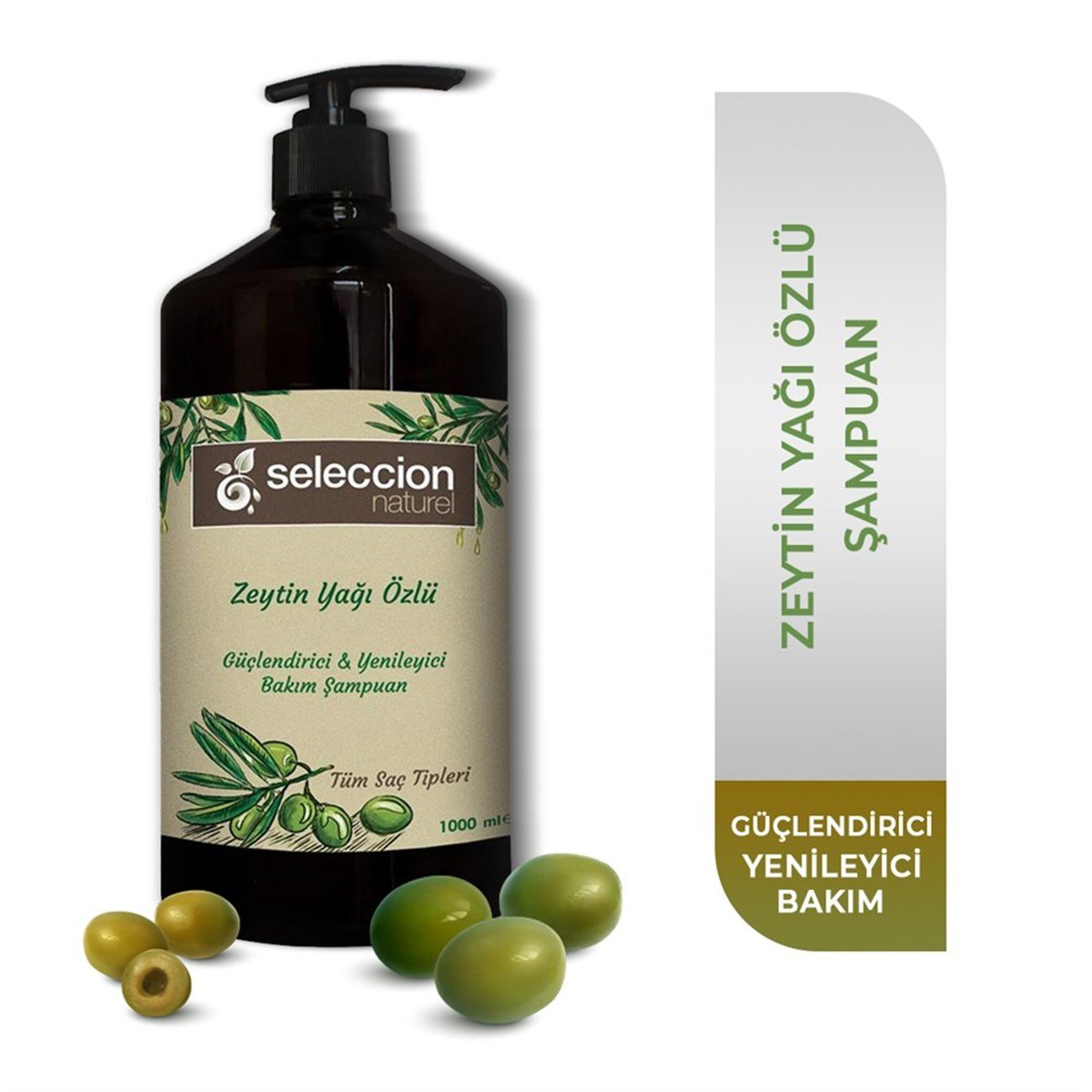 Seleccıon NaturelSeleccion Naturel 1000Ml Zeytin Yağlı Şampuan