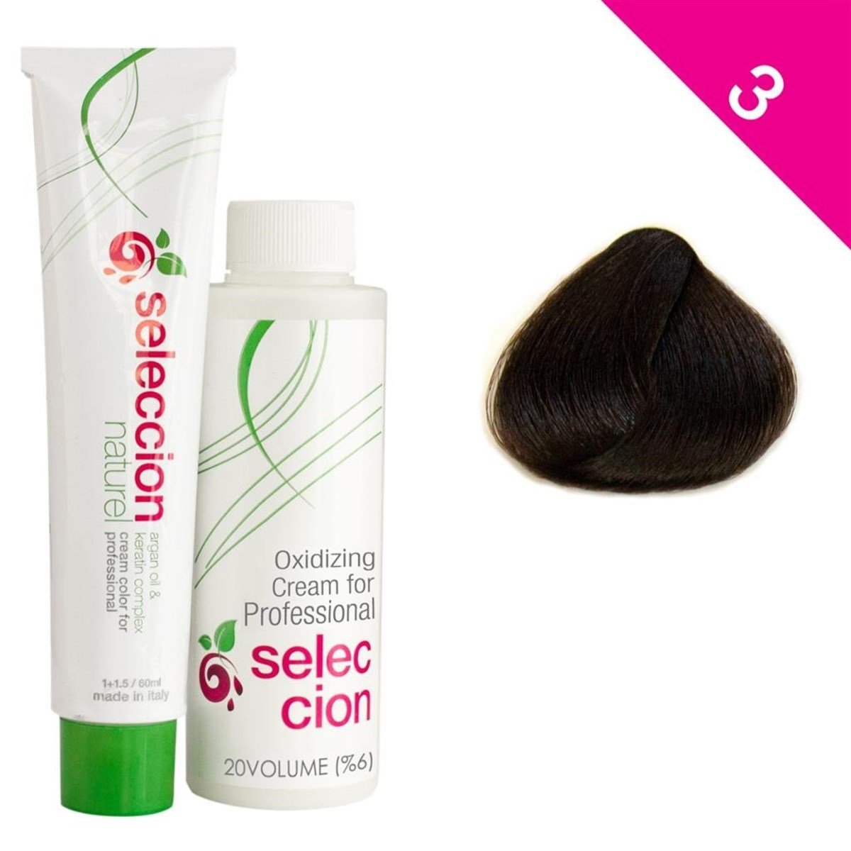 Seleccıon NaturelSeleccion Saç Boyası 60Ml 3 Koyu Kestane