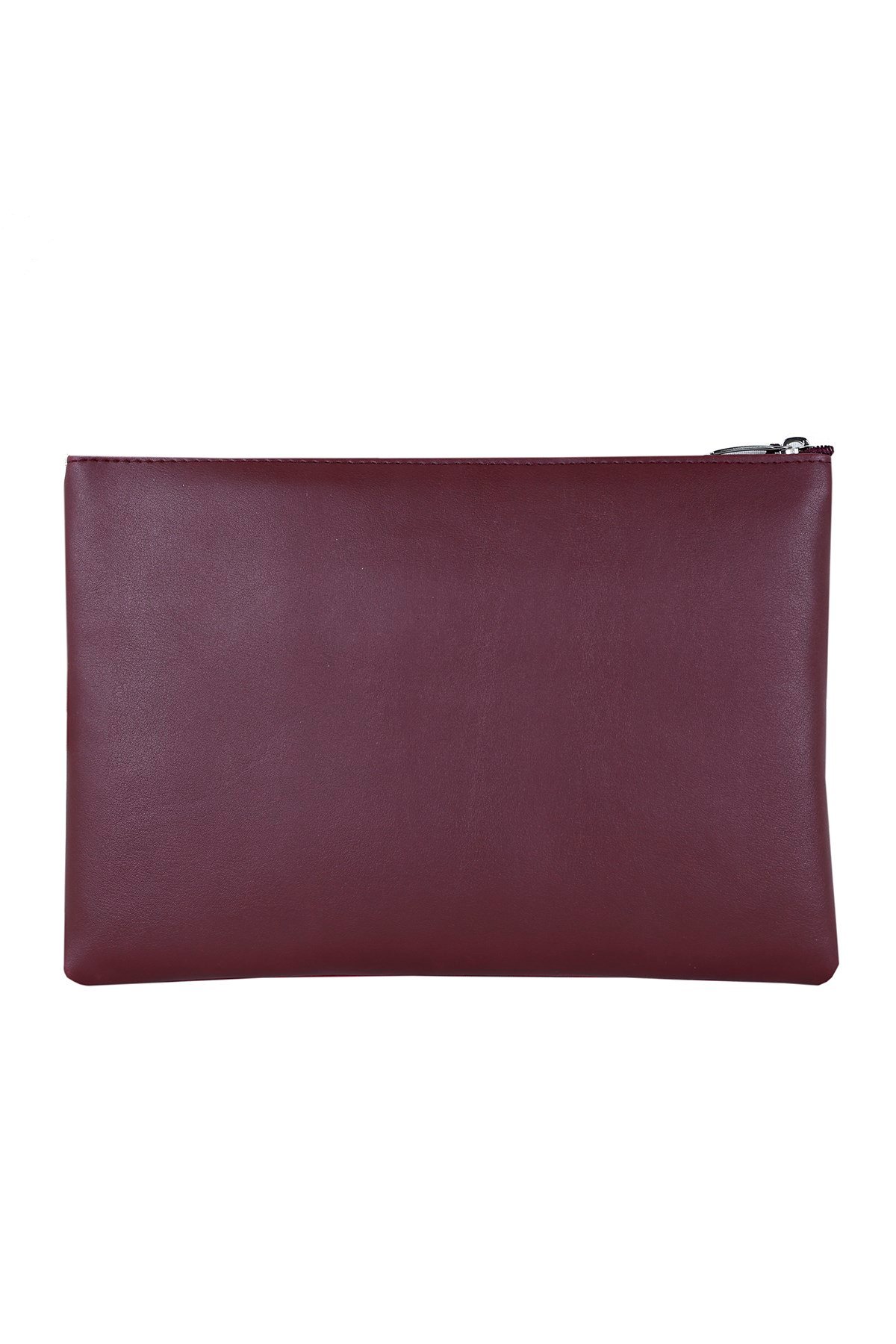 Bordo Kadife Clutch