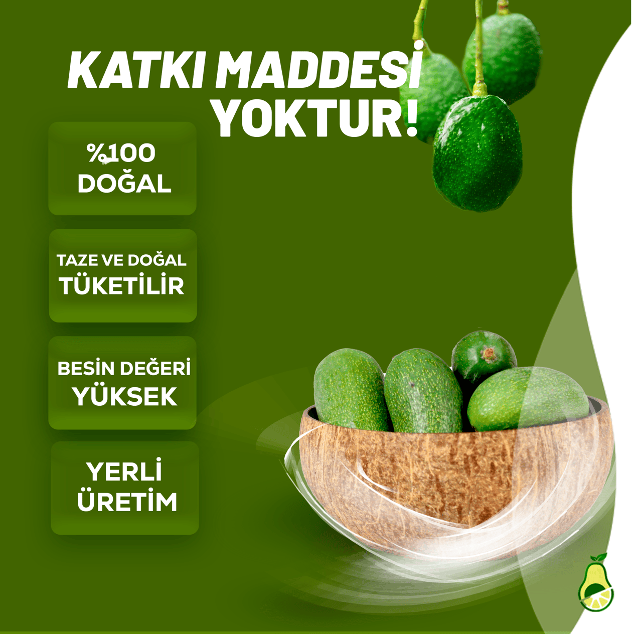 Mevsimlik ÜrünlerLİVOKADOBEBEK AVOKADO 500GR.