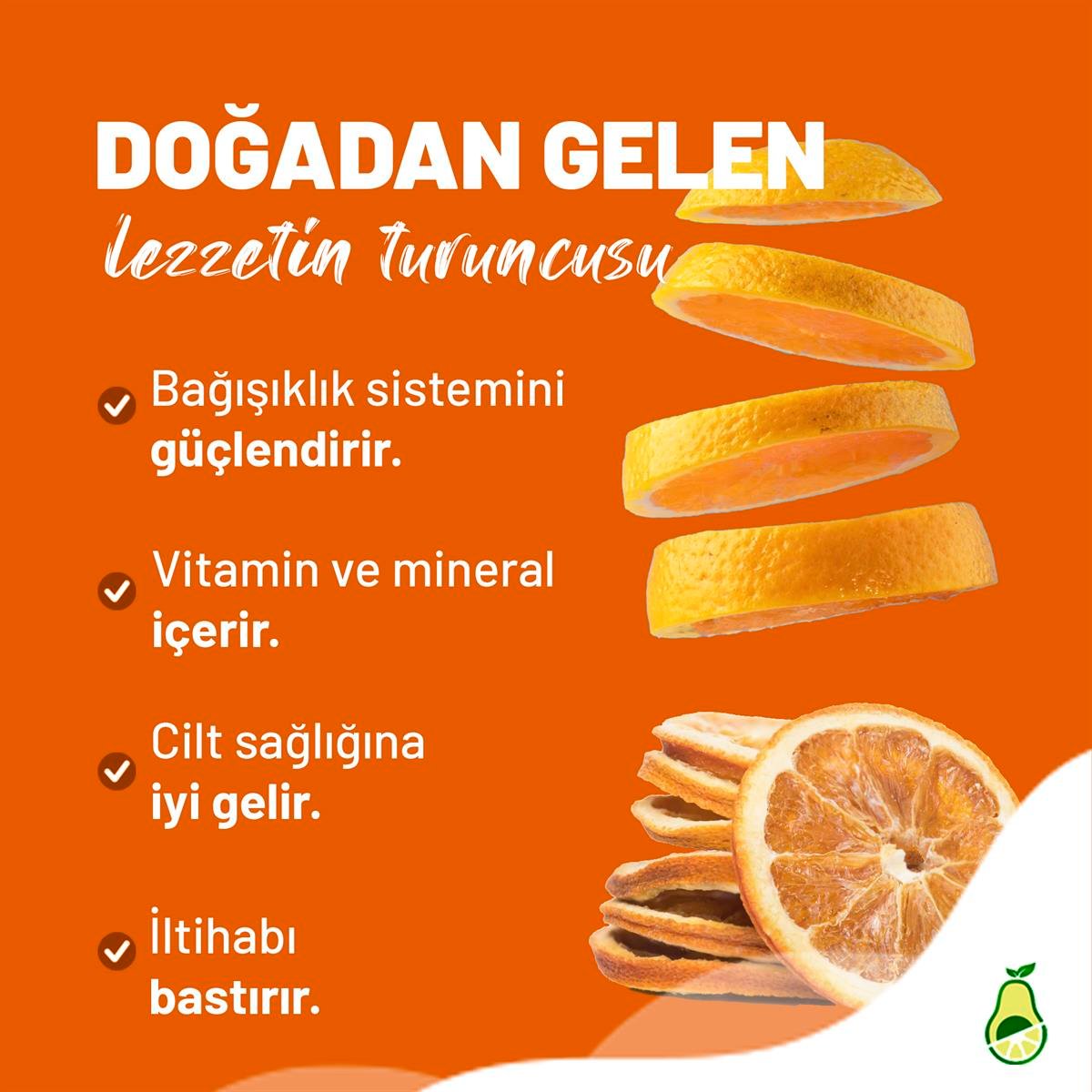 Mevsimlik ÜrünlerLİVOKADOPORTAKAL KURUSU 50 GR.