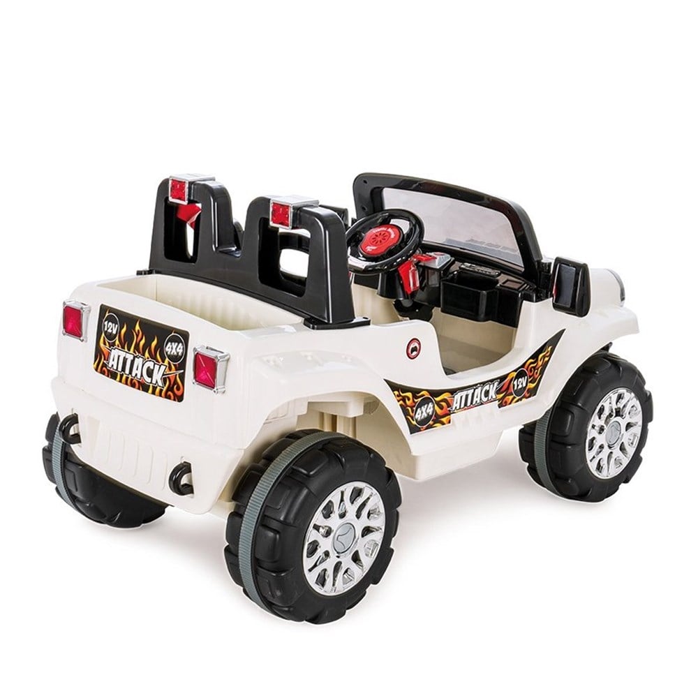 05 272 Pilsan Attack Çift Kişilik Kumandalı 12 Volt Akülü Araba / + 3 yaş