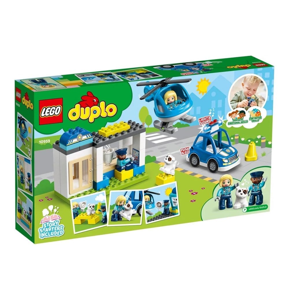 10959 Lego Duplo Polis Merkezi ve Helikopter 40 parça +2 yaş