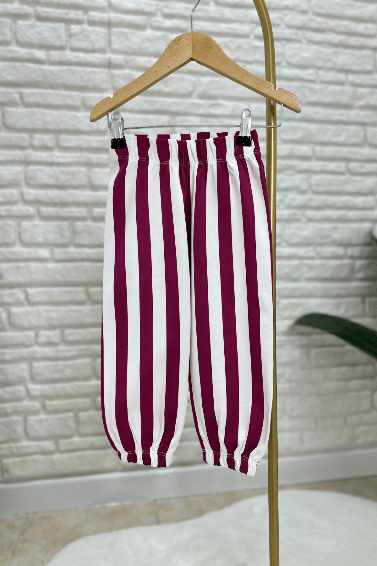 Unisex Daily Reminder Baskı Çizgili Takim