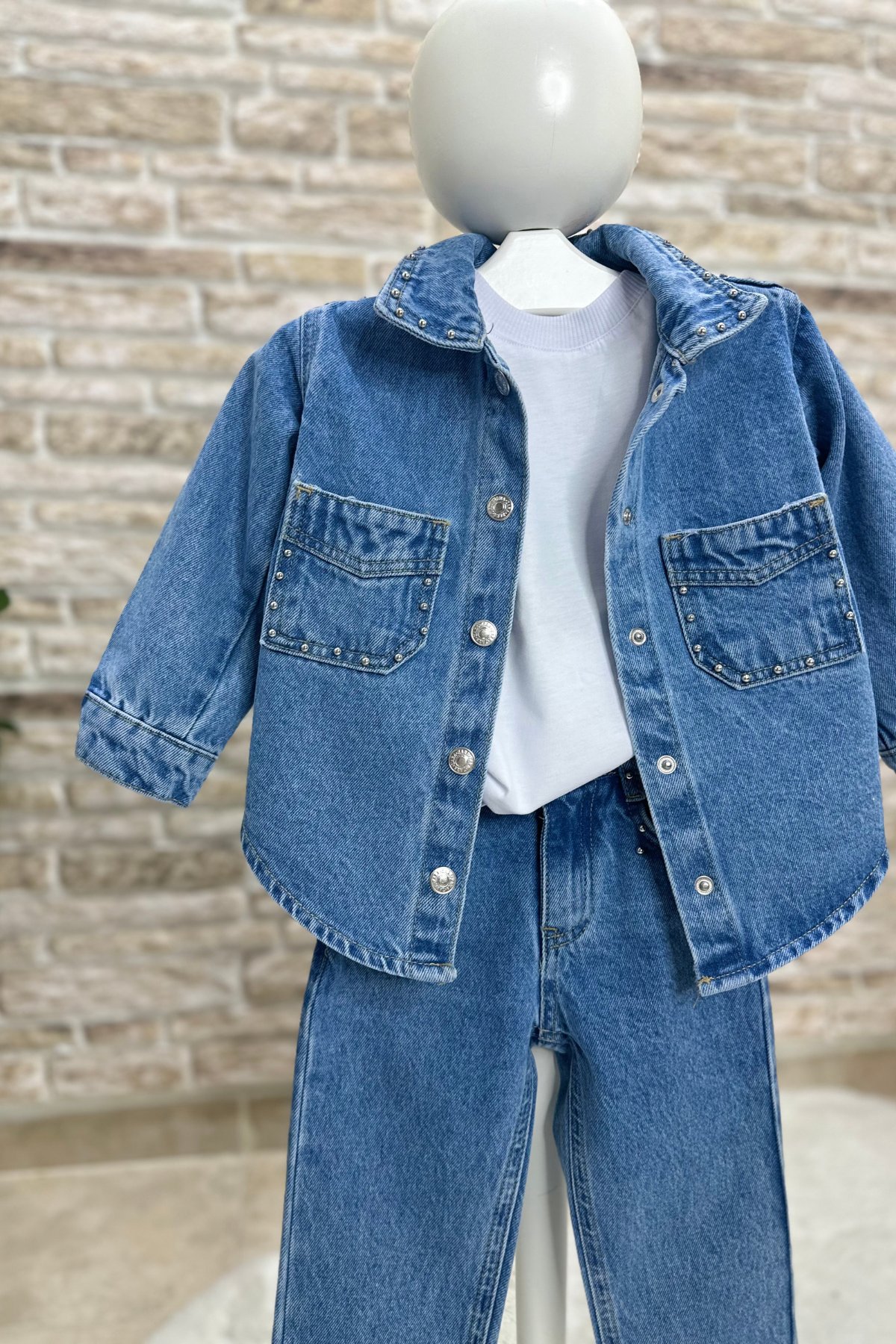 Unisex Denim Takım
