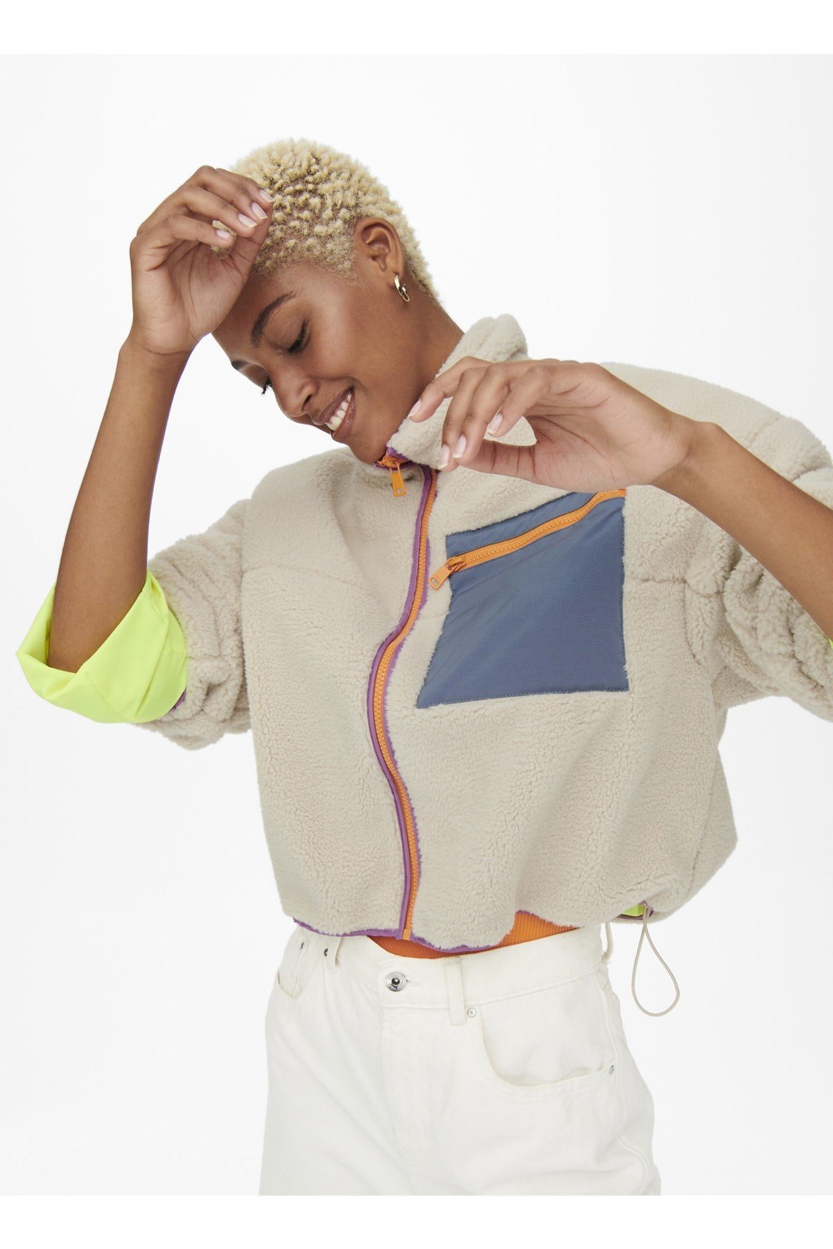 ONLTILDE TEDDY SHORT JACKET OTW