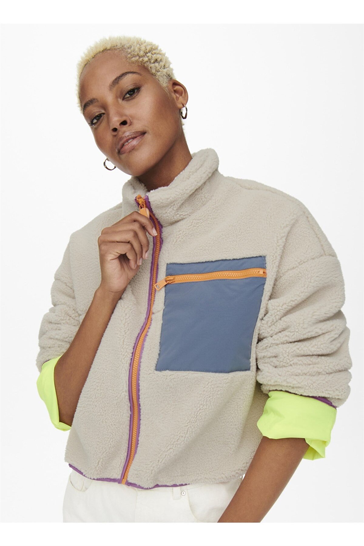 ONLTILDE TEDDY SHORT JACKET OTW