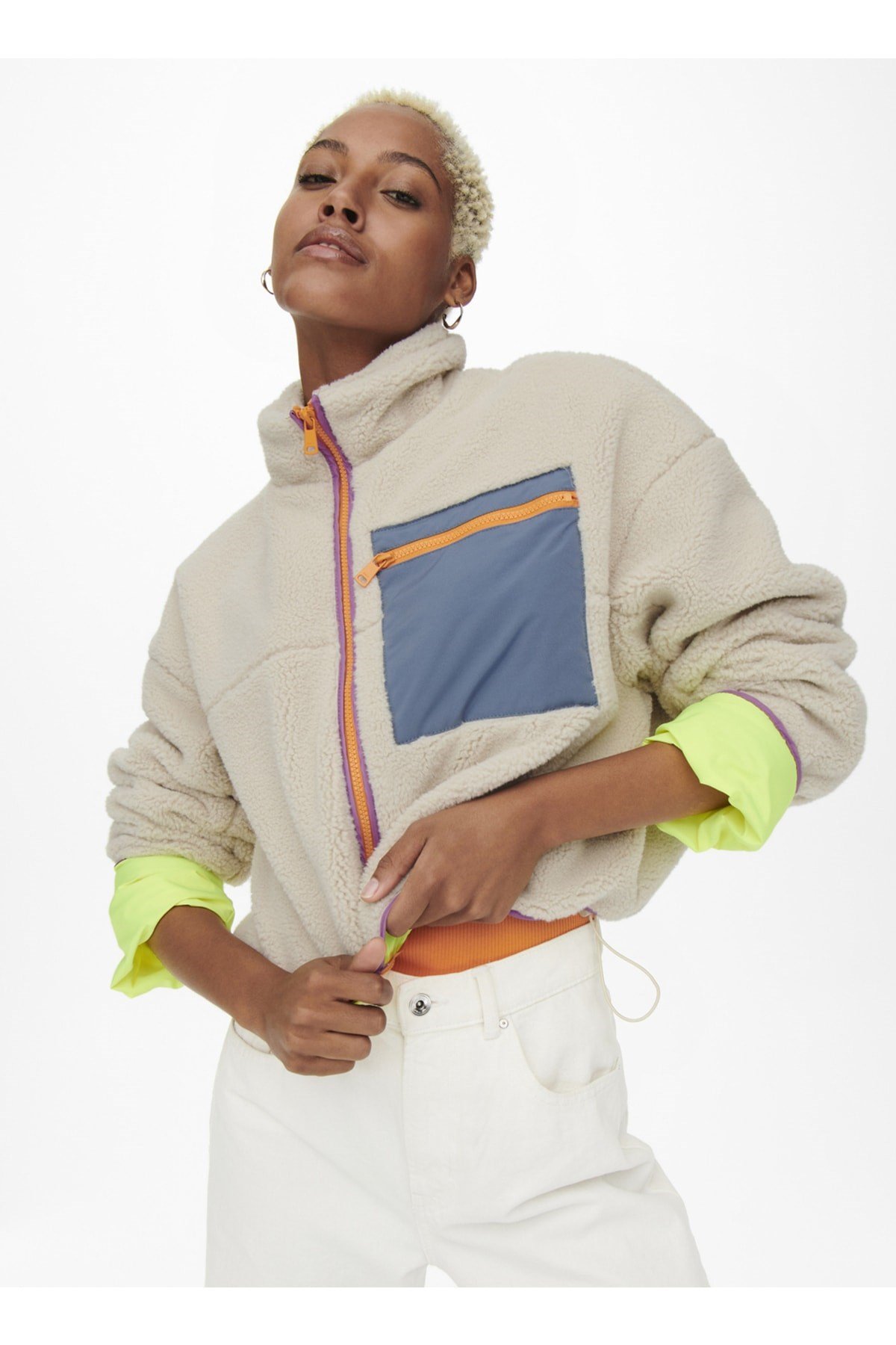 ONLTILDE TEDDY SHORT JACKET OTW