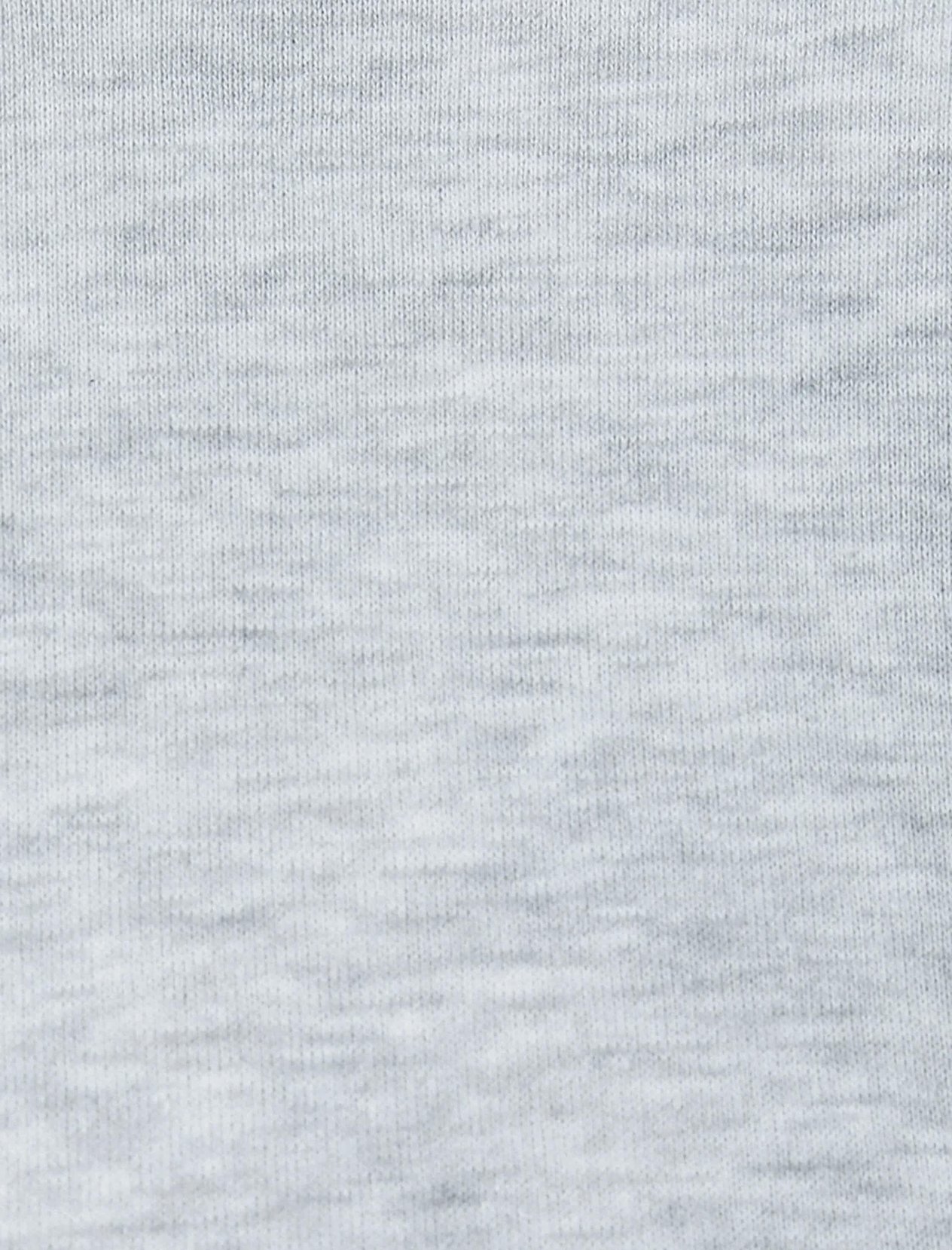 Gri Erkek Kolej Sweatshirt Dik Yaka Baskılı Yarım Fermuarlı Uzun Kollu