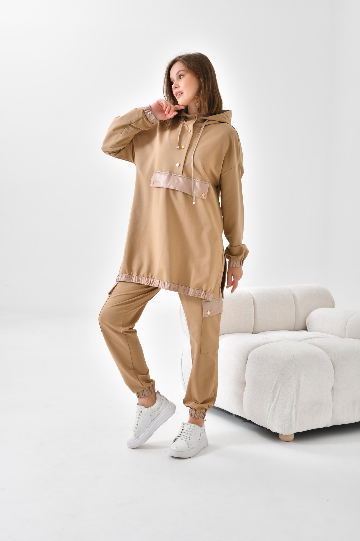 Ftz Women Kadın 2 İplik Takım Beige