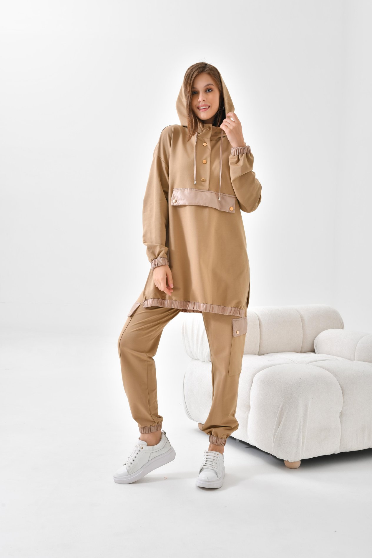 Ftz Women Kadın 2 İplik Takım Beige
