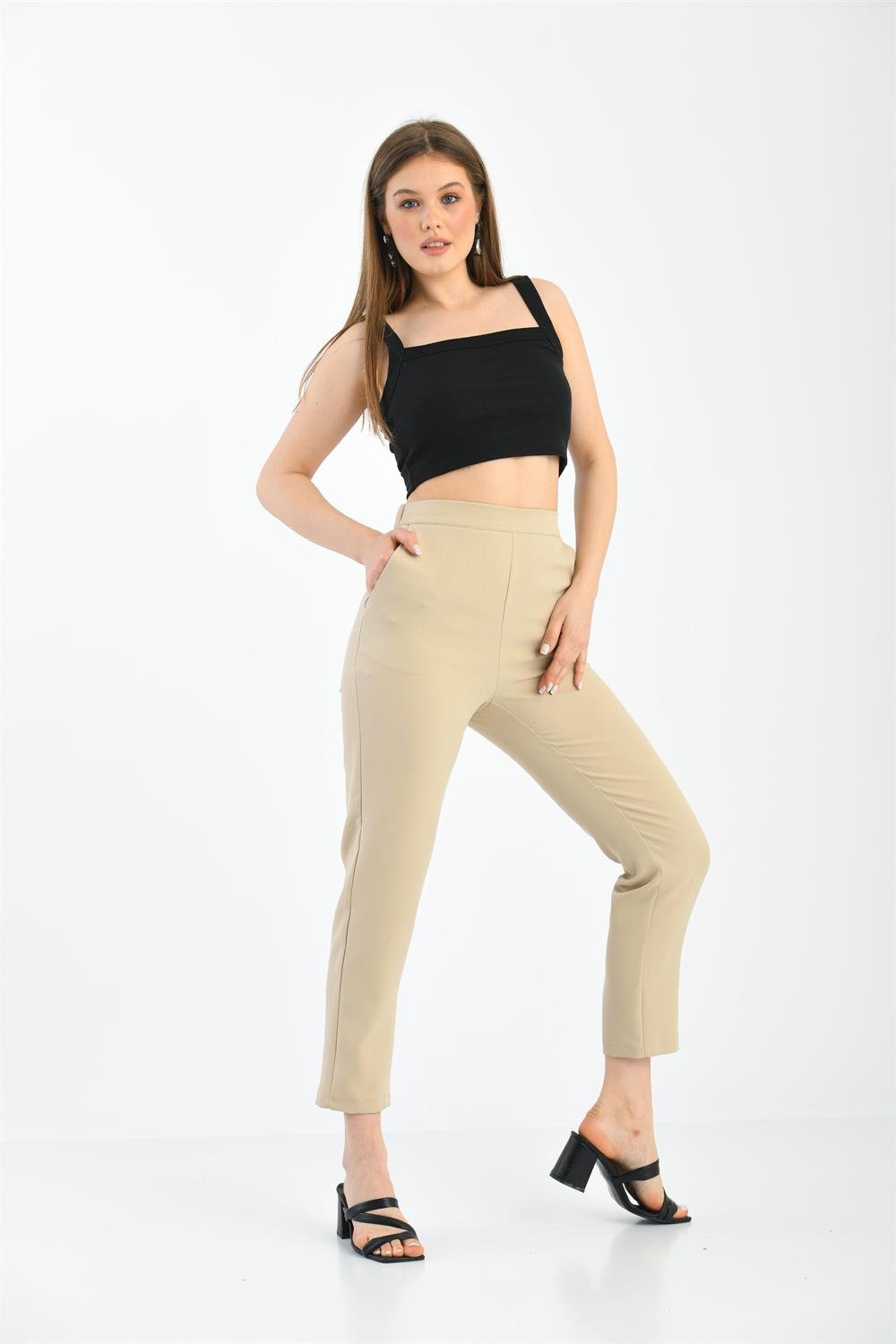 Kadın Pantolon BEIGE