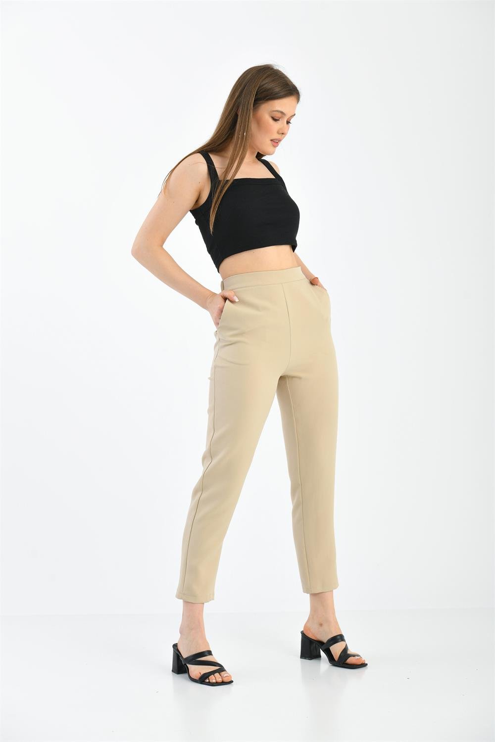 Kadın Pantolon BEIGE