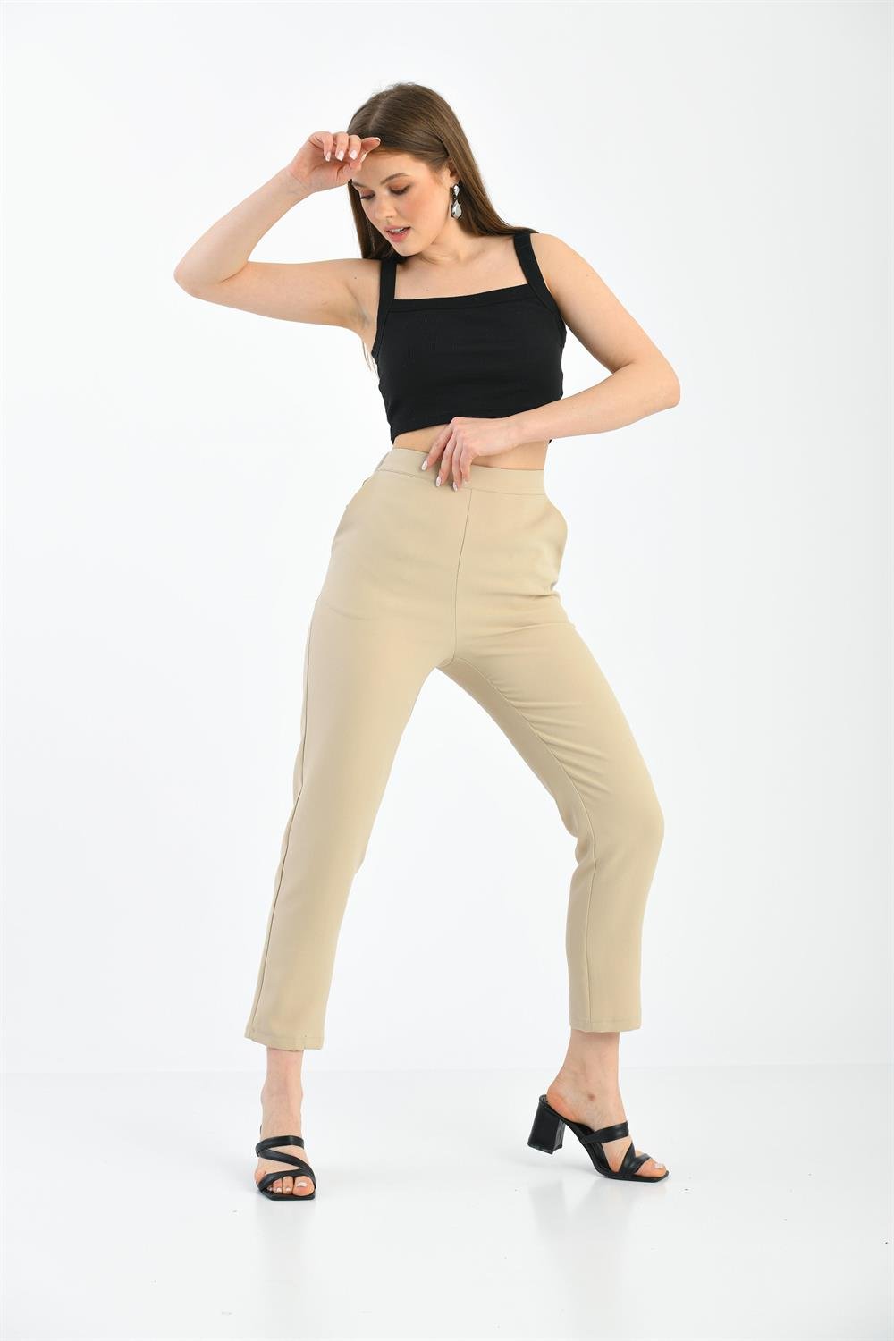 Kadın Pantolon BEIGE