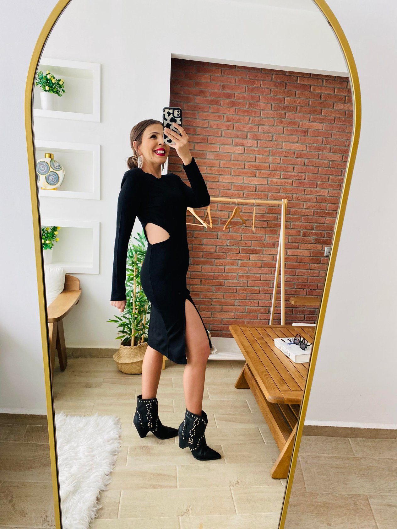 Pencere Detaylı Elbise
