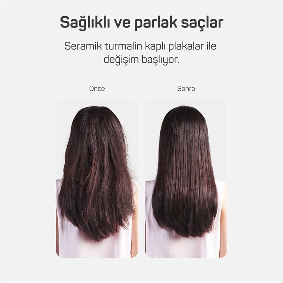 Arzum AR5068-DM Superstar Touch Saç Düzleştirici Tarak Derin Mavi