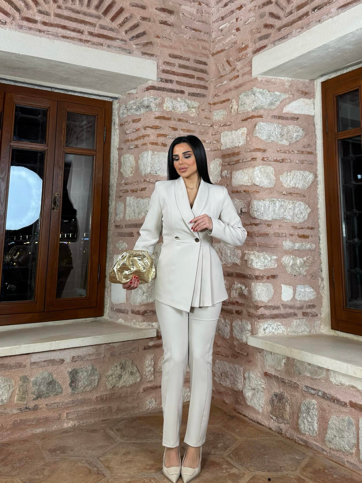 Luxy İkili Takım Beyaz