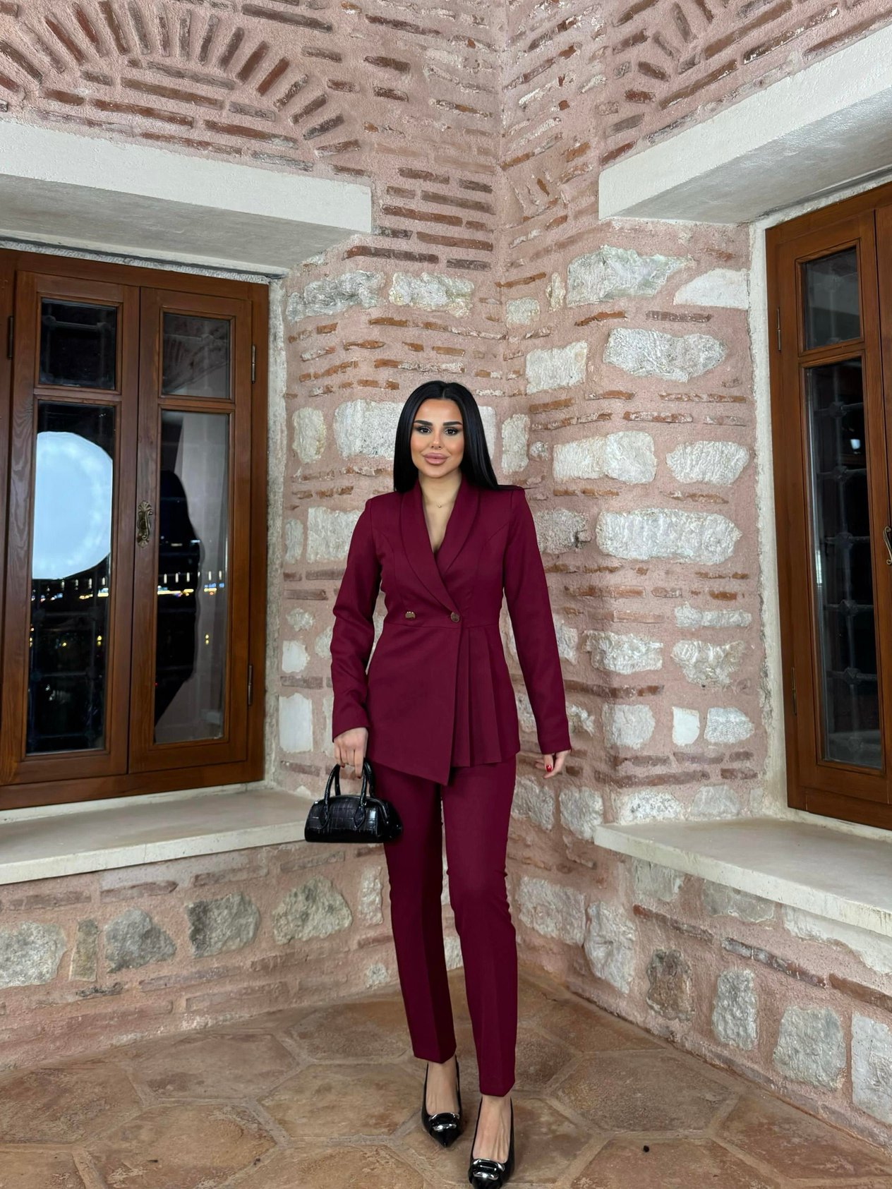 Luxy İkili Takım Bordo