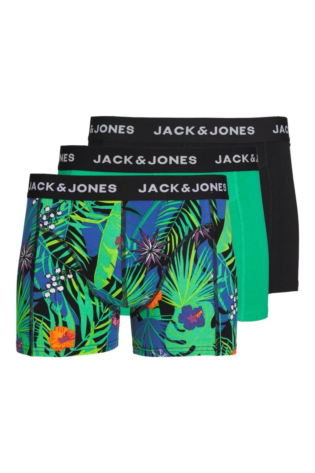 JACFLOWER MIX TRUNKS 3 PACK BLUE