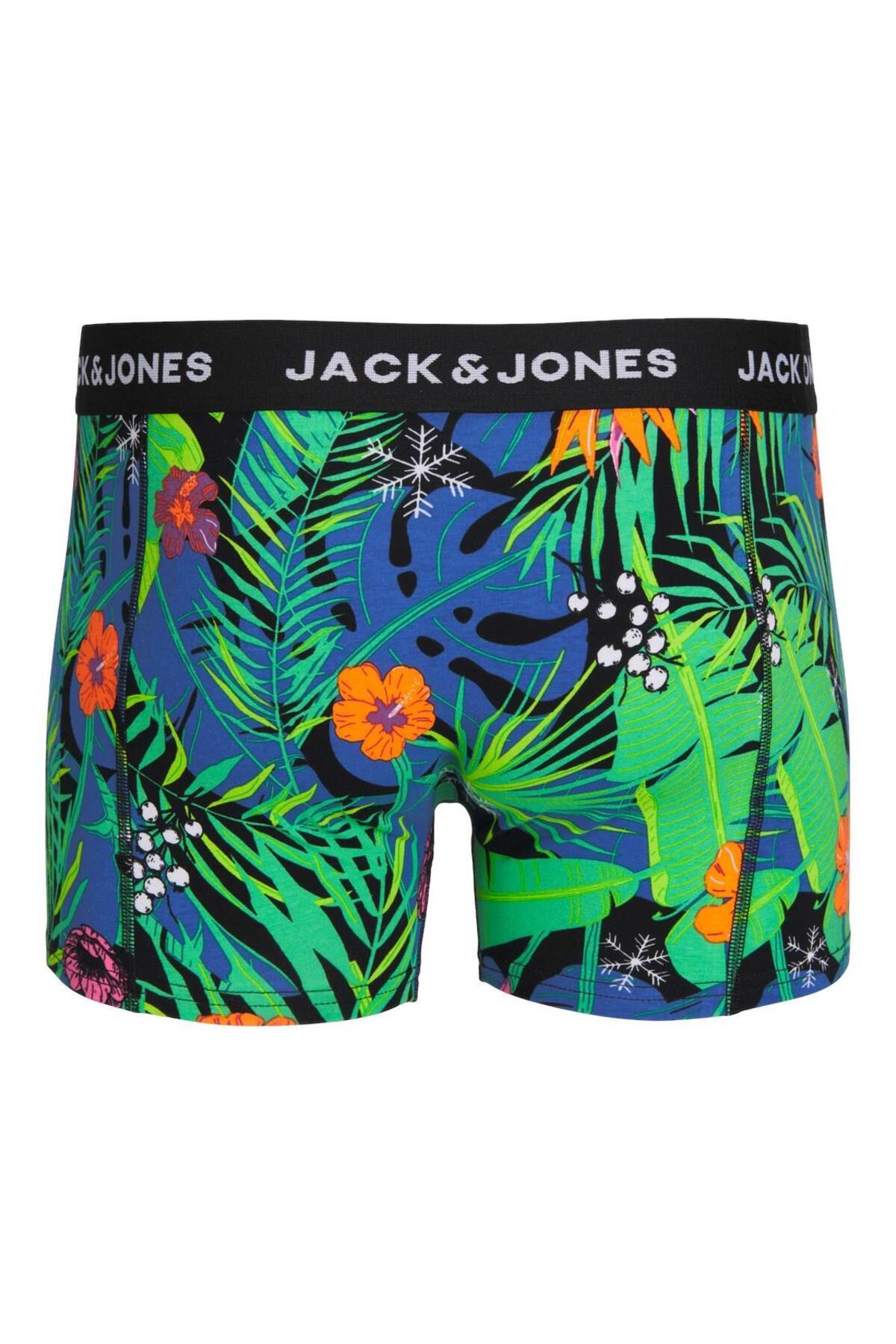 JACFLOWER MIX TRUNKS 3 PACK BLUE