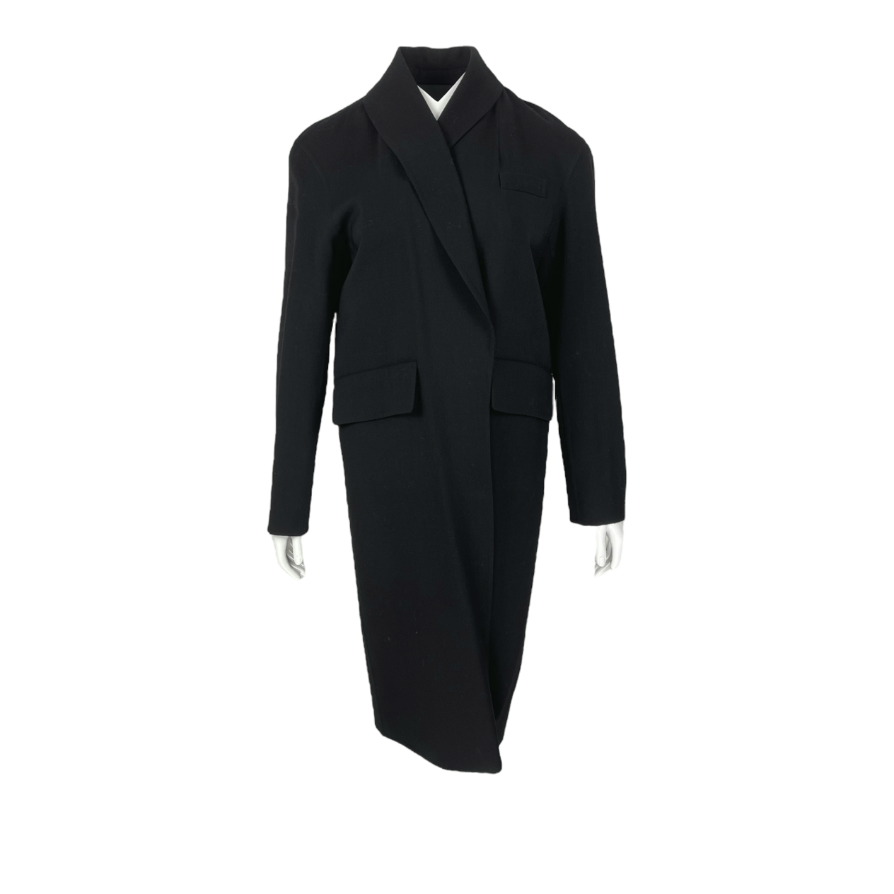 Alexander Wang Black Wool Coat 4 ALEXANDER WANG  