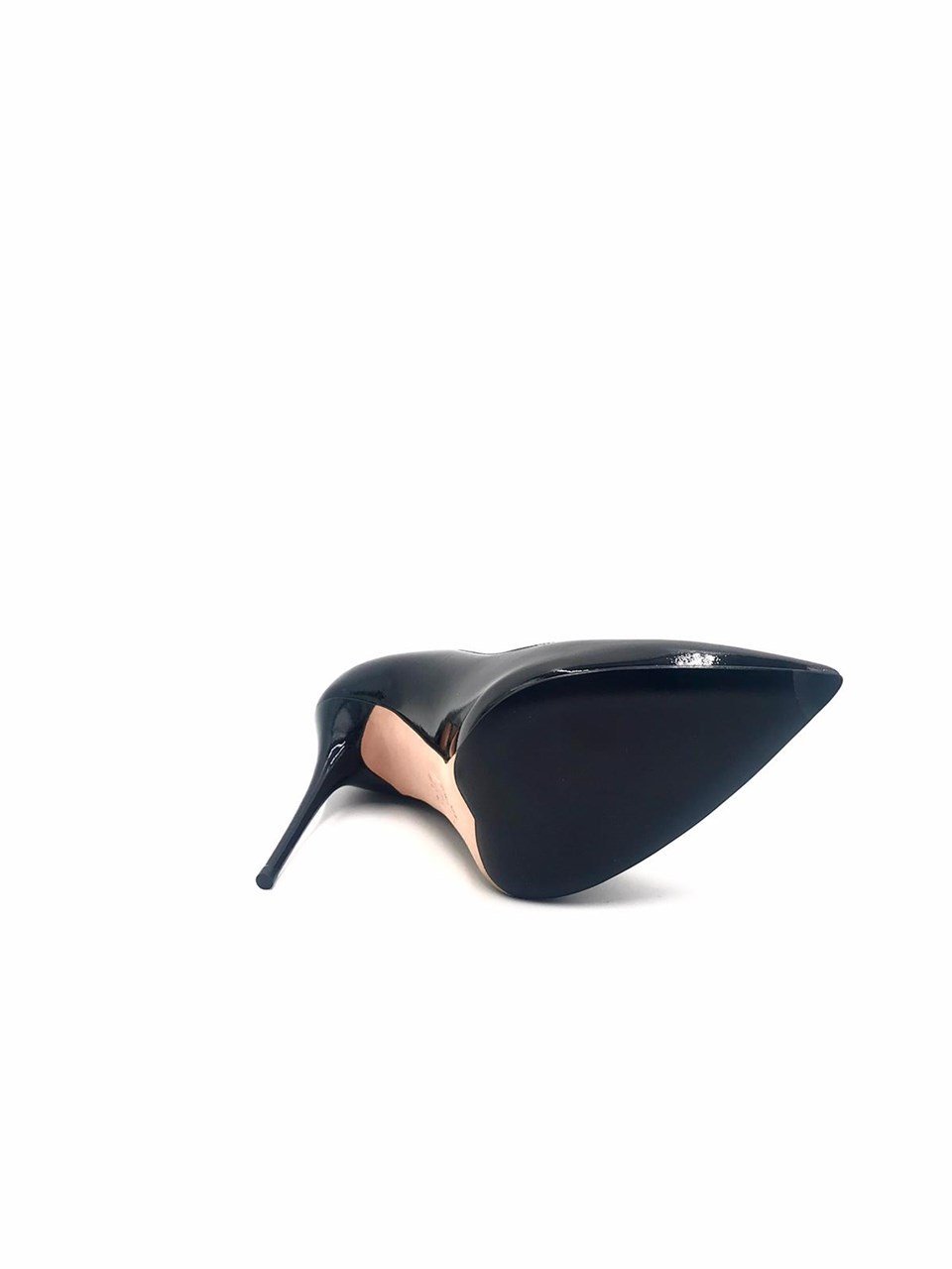 Black Patent Leather High Heels