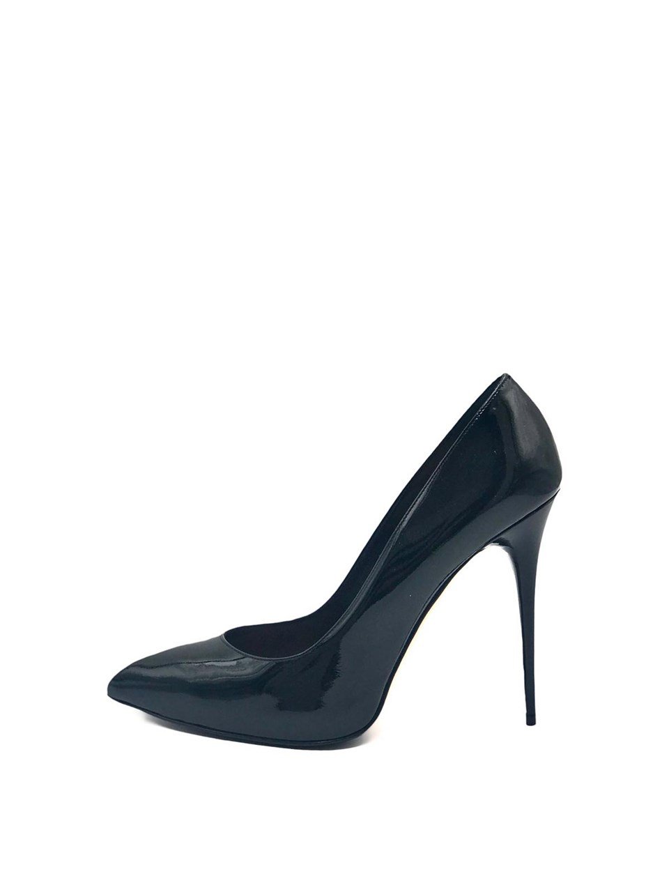 Black Patent Leather High Heels