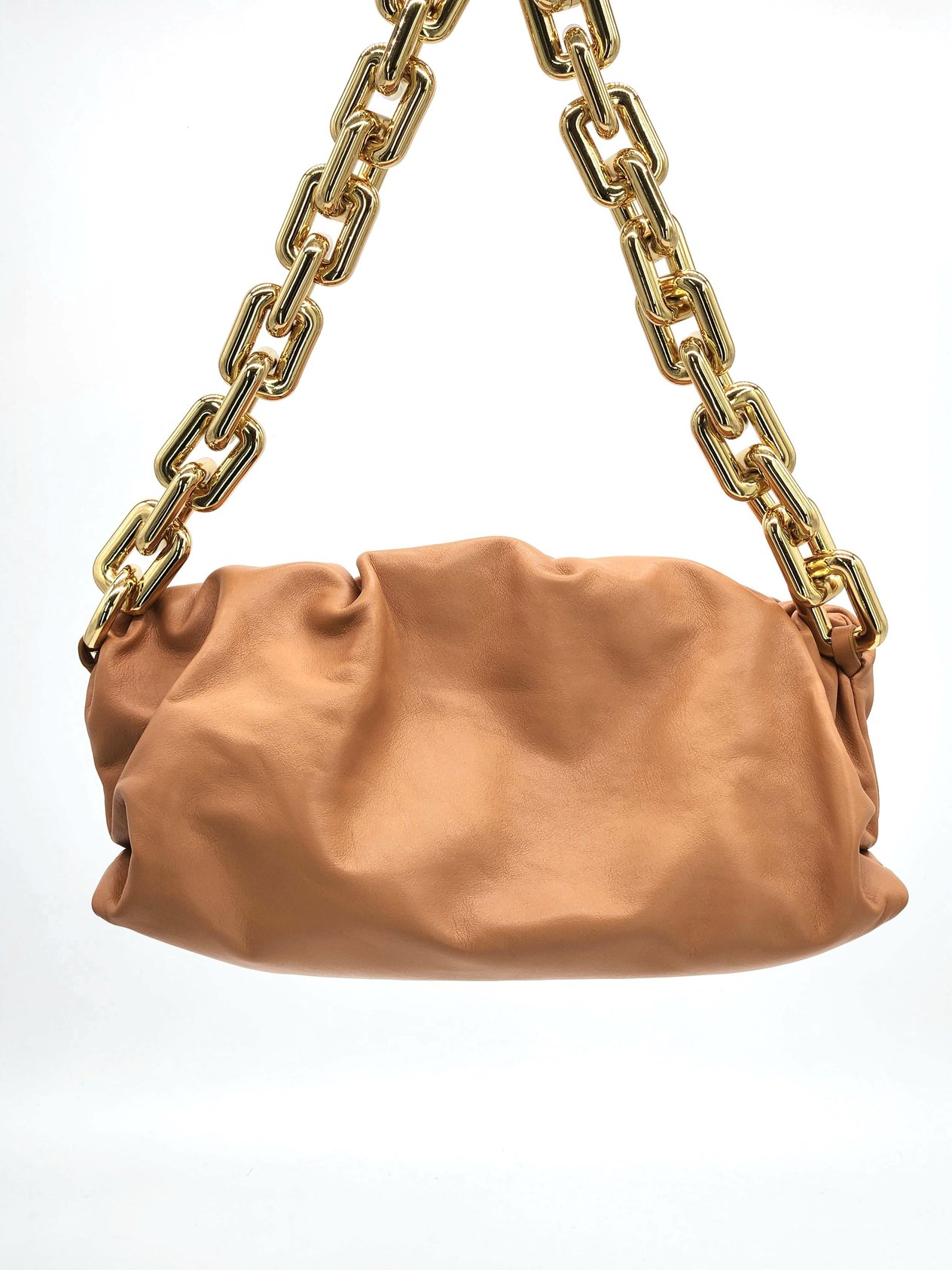  Bottega Veneta Brown The Chain Pouch Bag BOTTEGA VENETA  