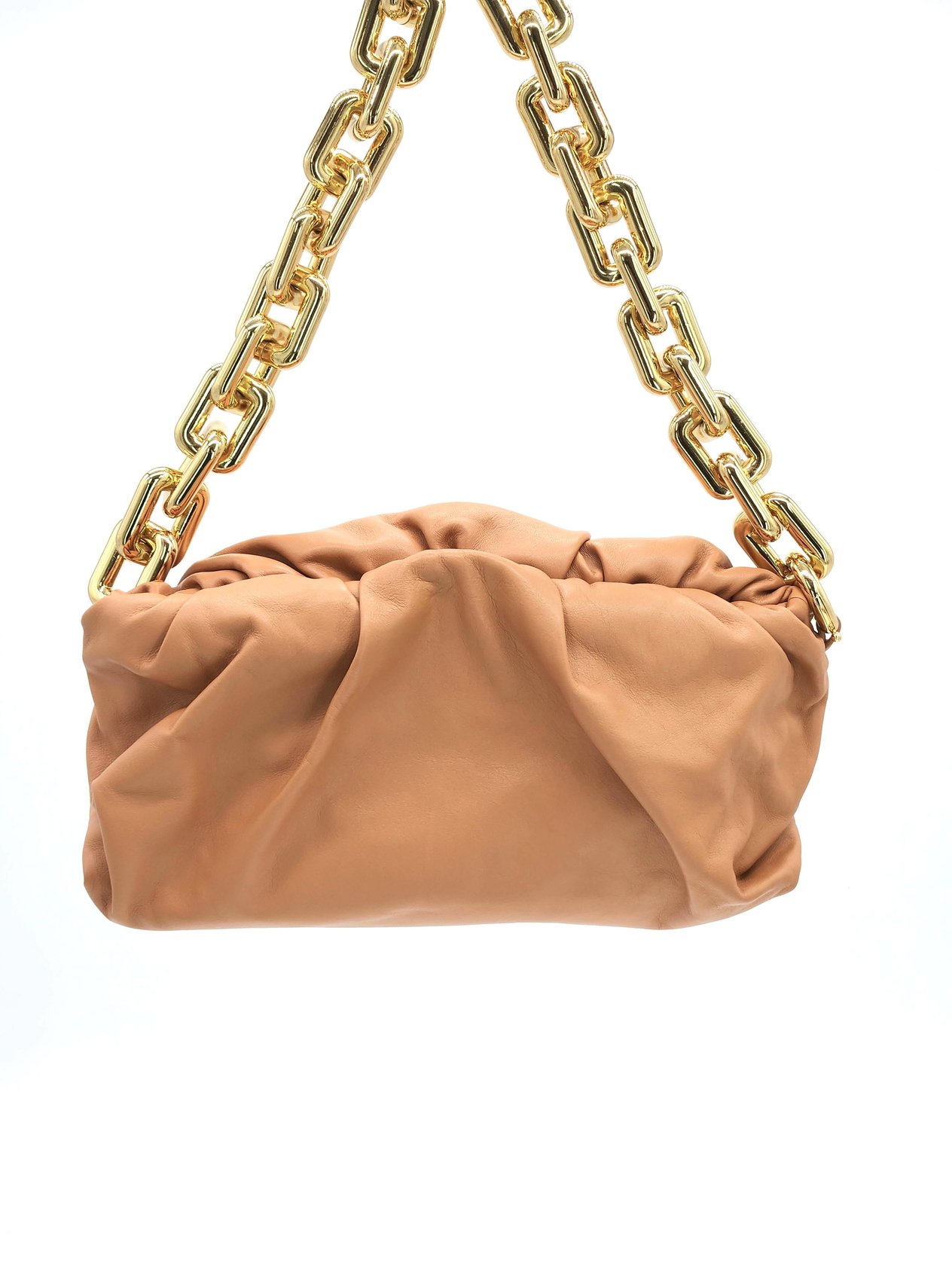  Bottega Veneta Brown The Chain Pouch Bag BOTTEGA VENETA  