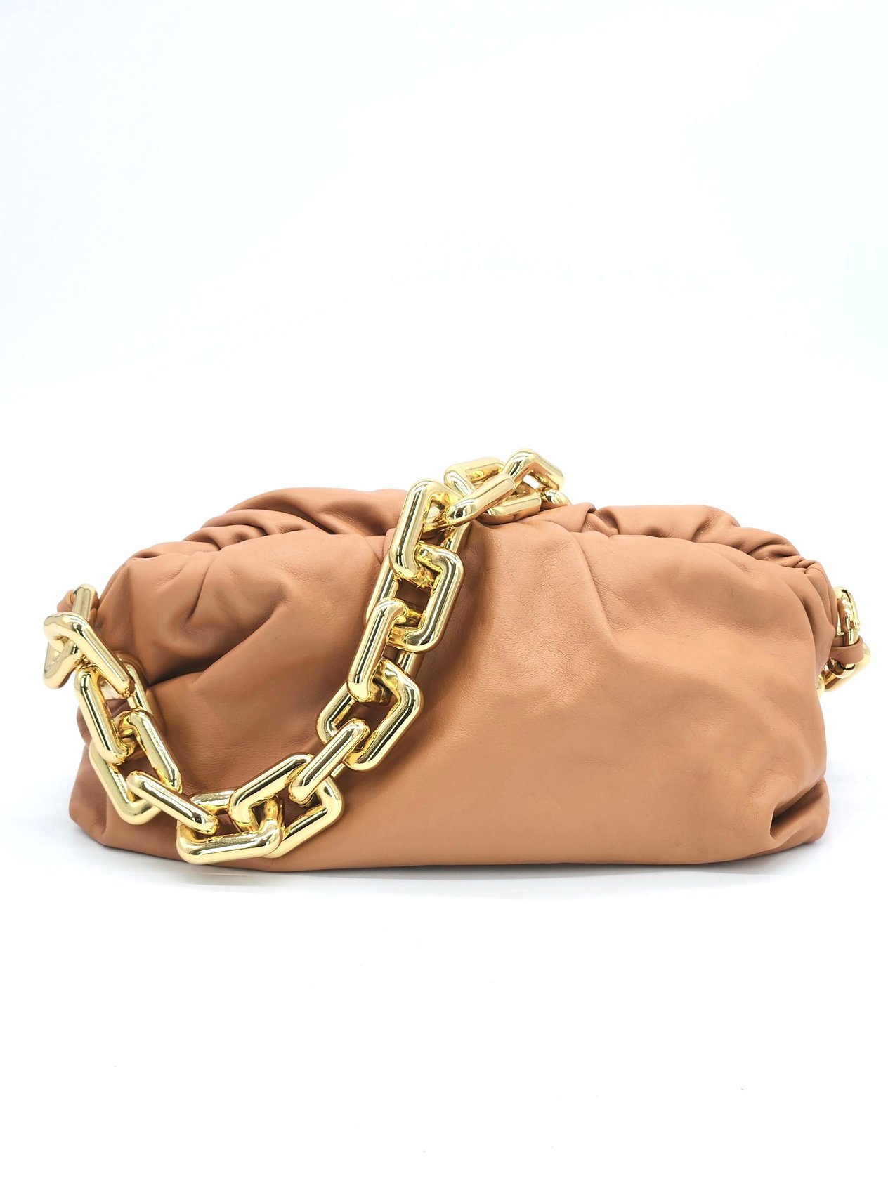  Bottega Veneta Brown The Chain Pouch Bag BOTTEGA VENETA  