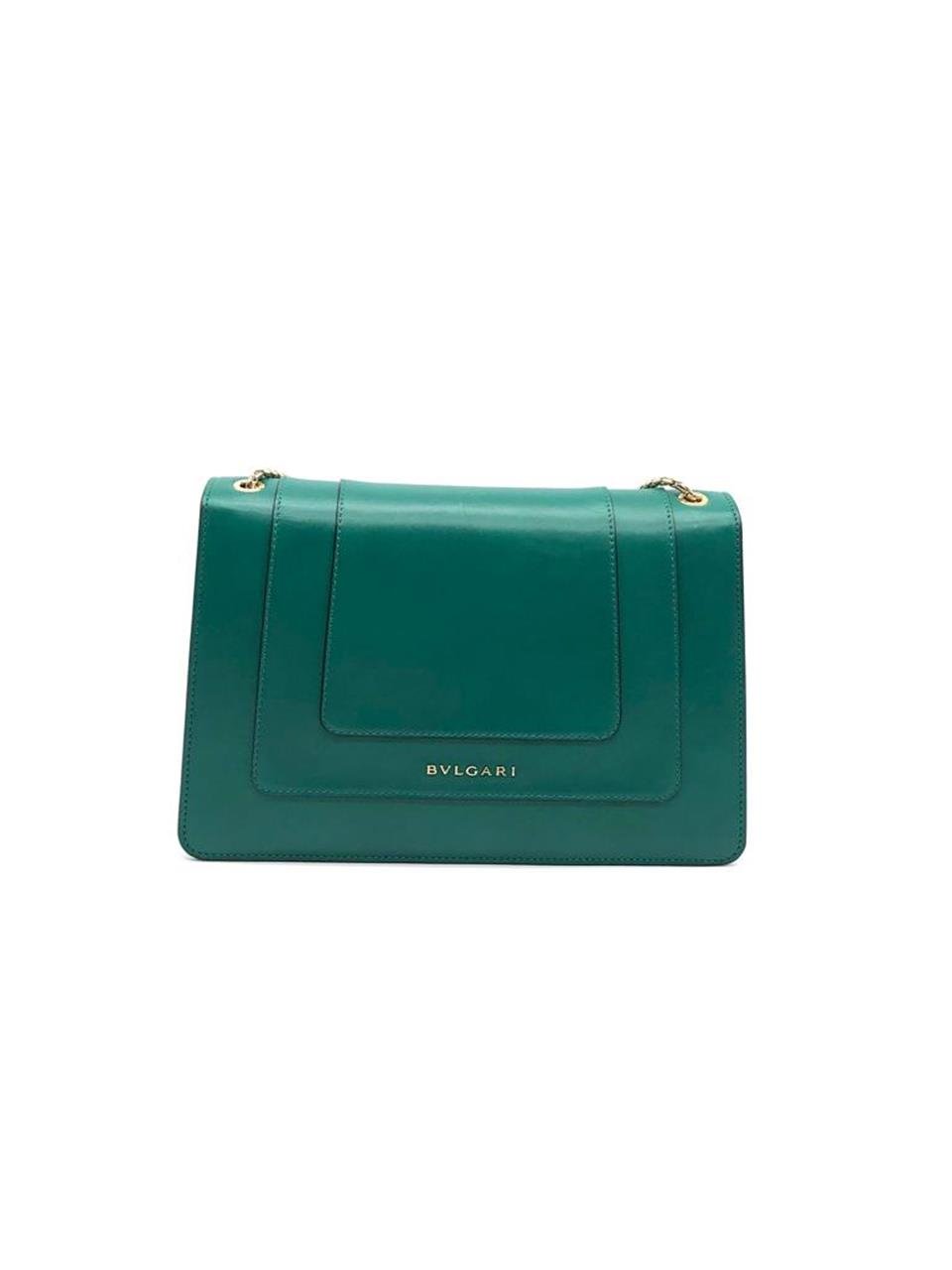  Bvlgari Serpenti Forever Yeşil Kol Çantası BVLGARI  