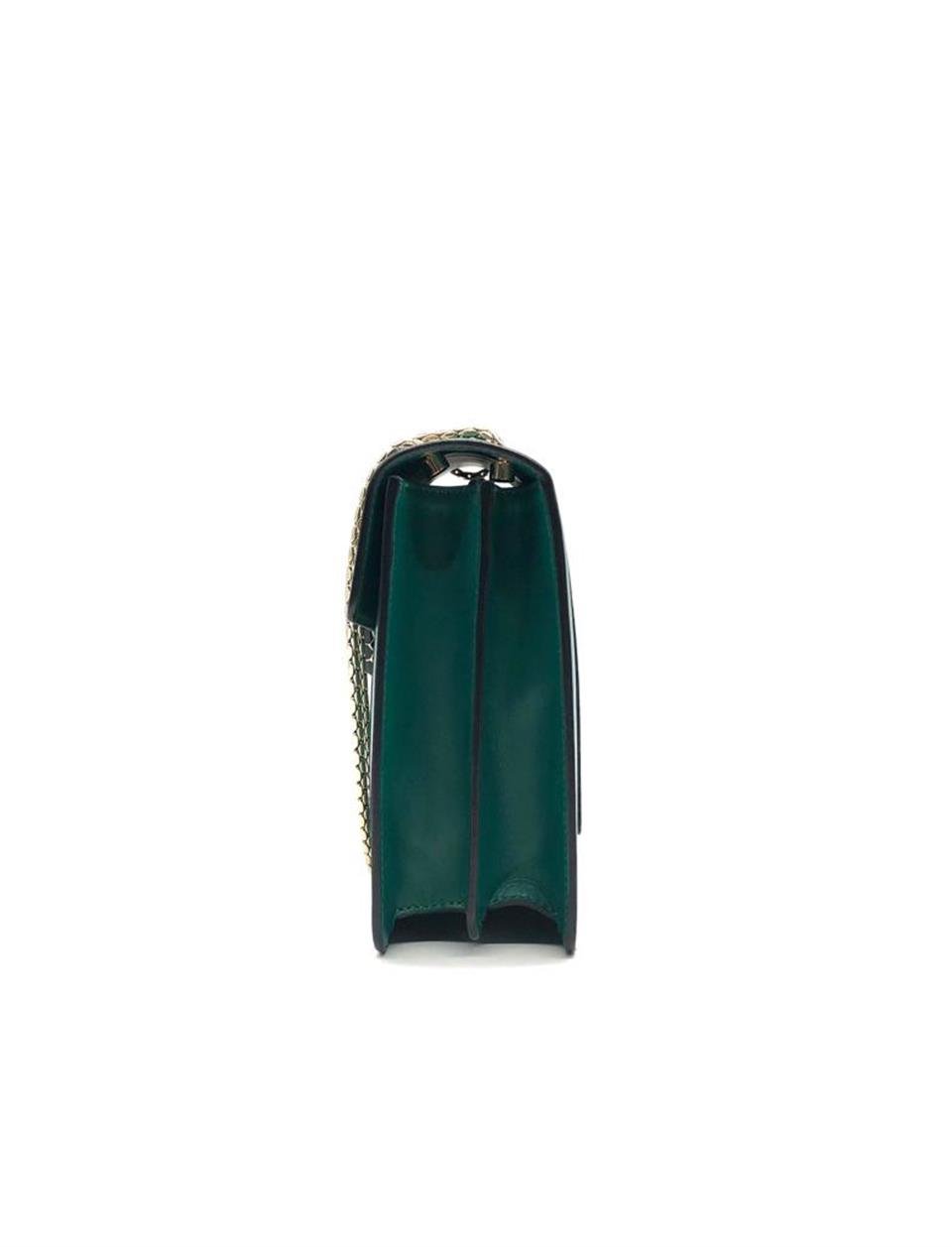  Bvlgari Serpenti Forever Yeşil Kol Çantası BVLGARI  