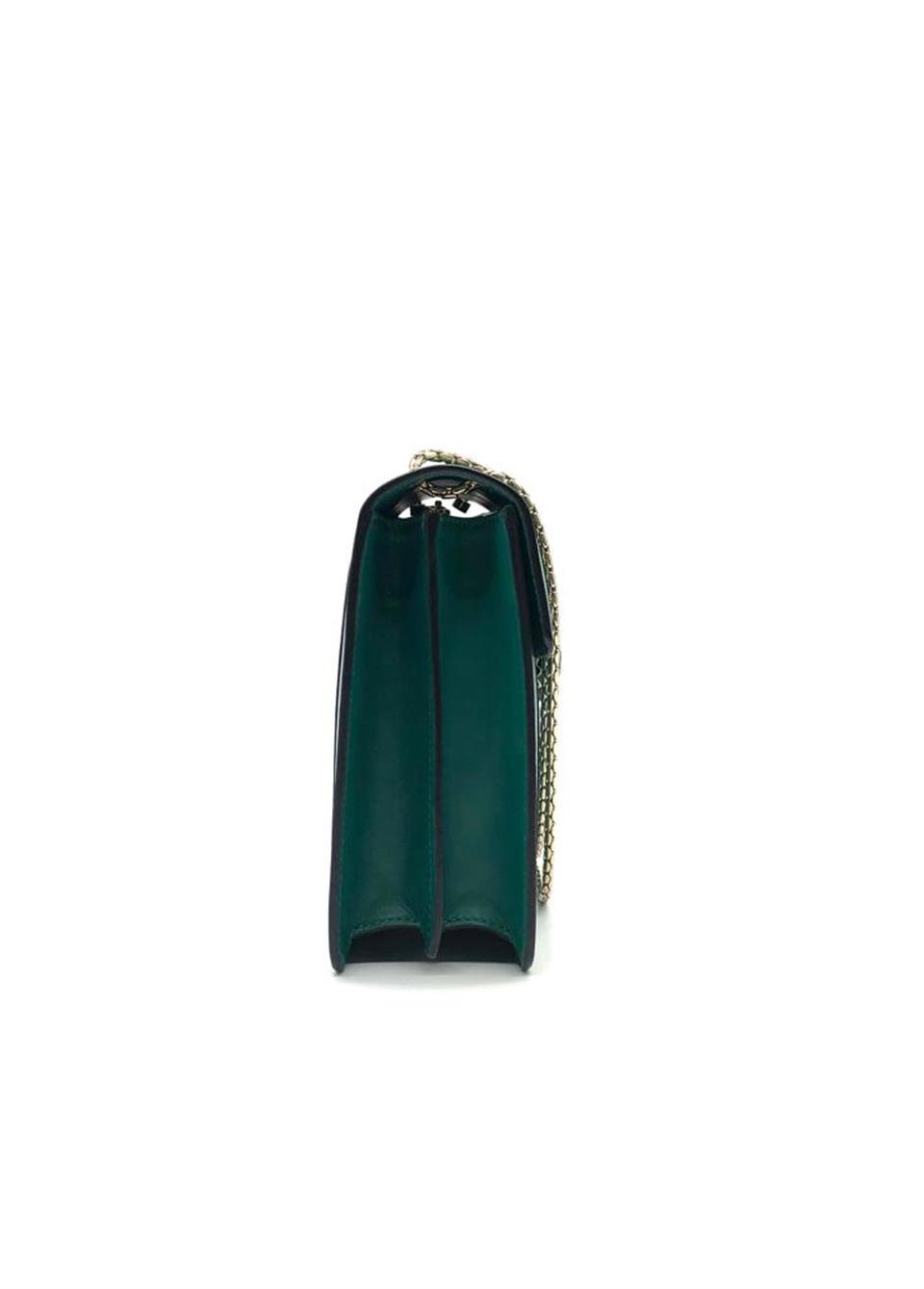  Bvlgari Serpenti Forever Yeşil Kol Çantası BVLGARI  