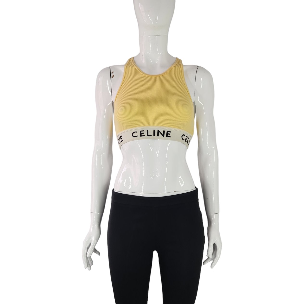  Celine Yellow Sports Bra Athletic S CELINE  