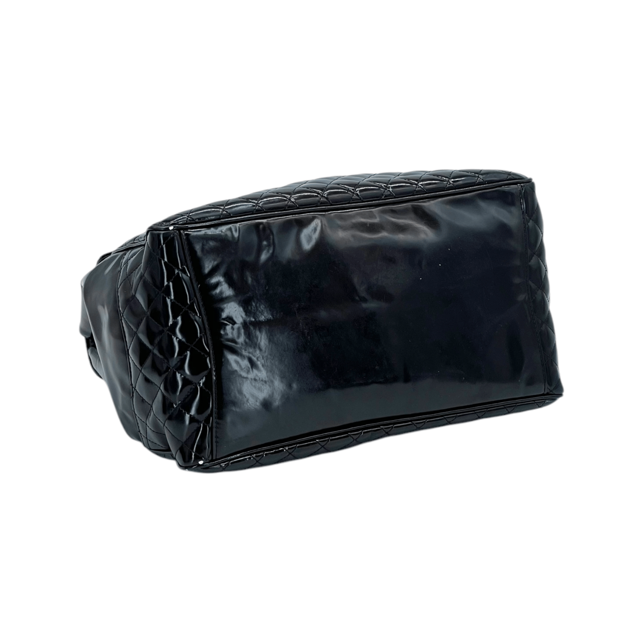  Chanel Glazed Lambskin Quilted Mademoiselle Kelly Top Handle Shoulder Bag CHANEL  