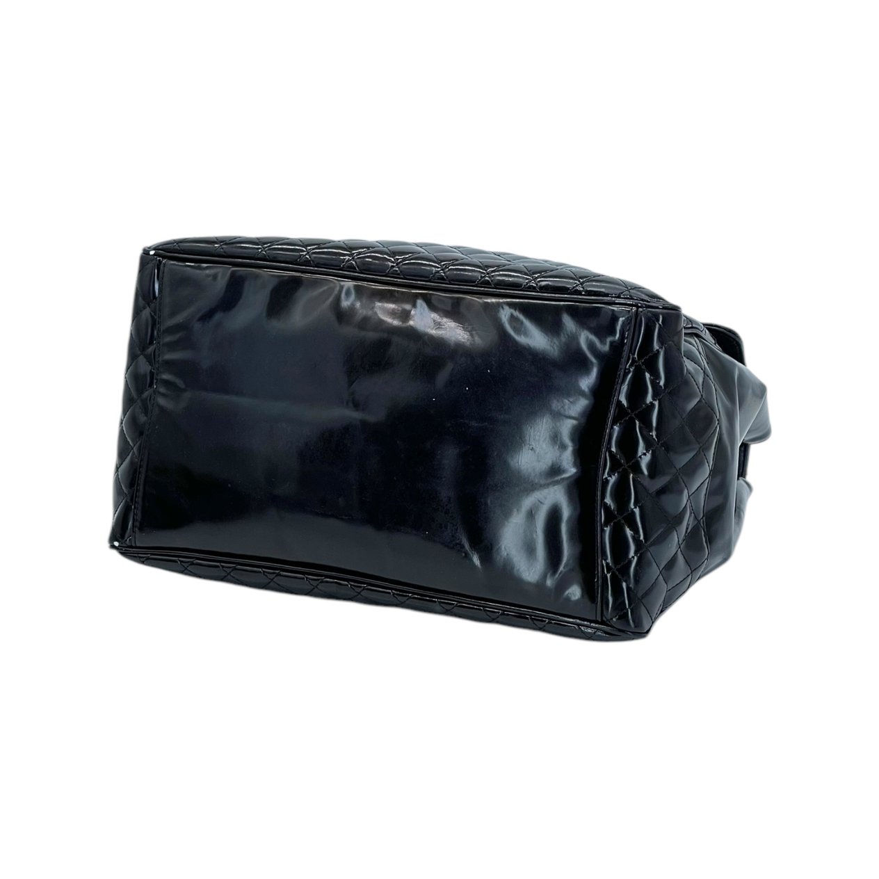  Chanel Glazed Lambskin Quilted Mademoiselle Kelly Top Handle Shoulder Bag CHANEL  