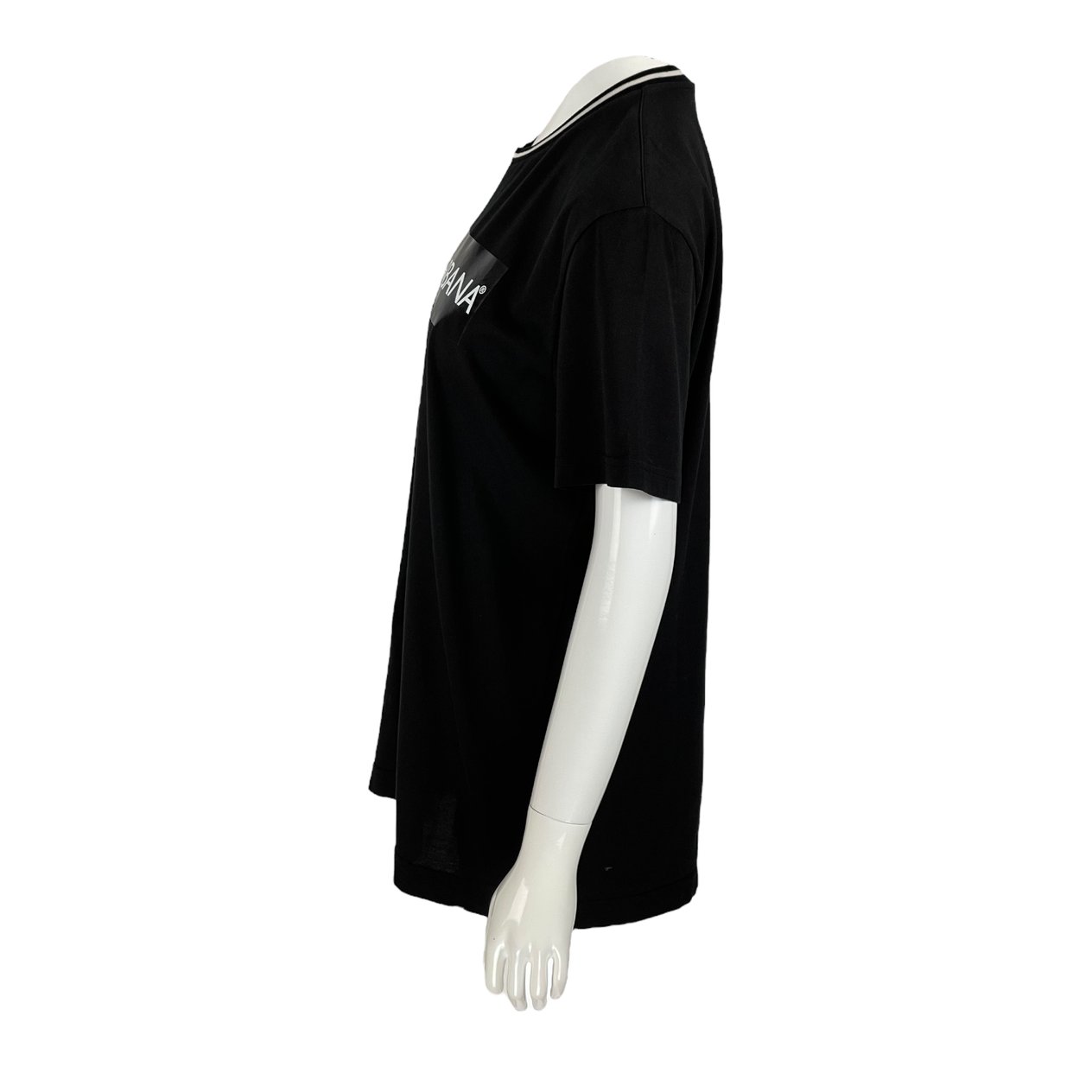  Dolce Gabbana Black Logo Print Tshirt DOLCE & GABBANA  